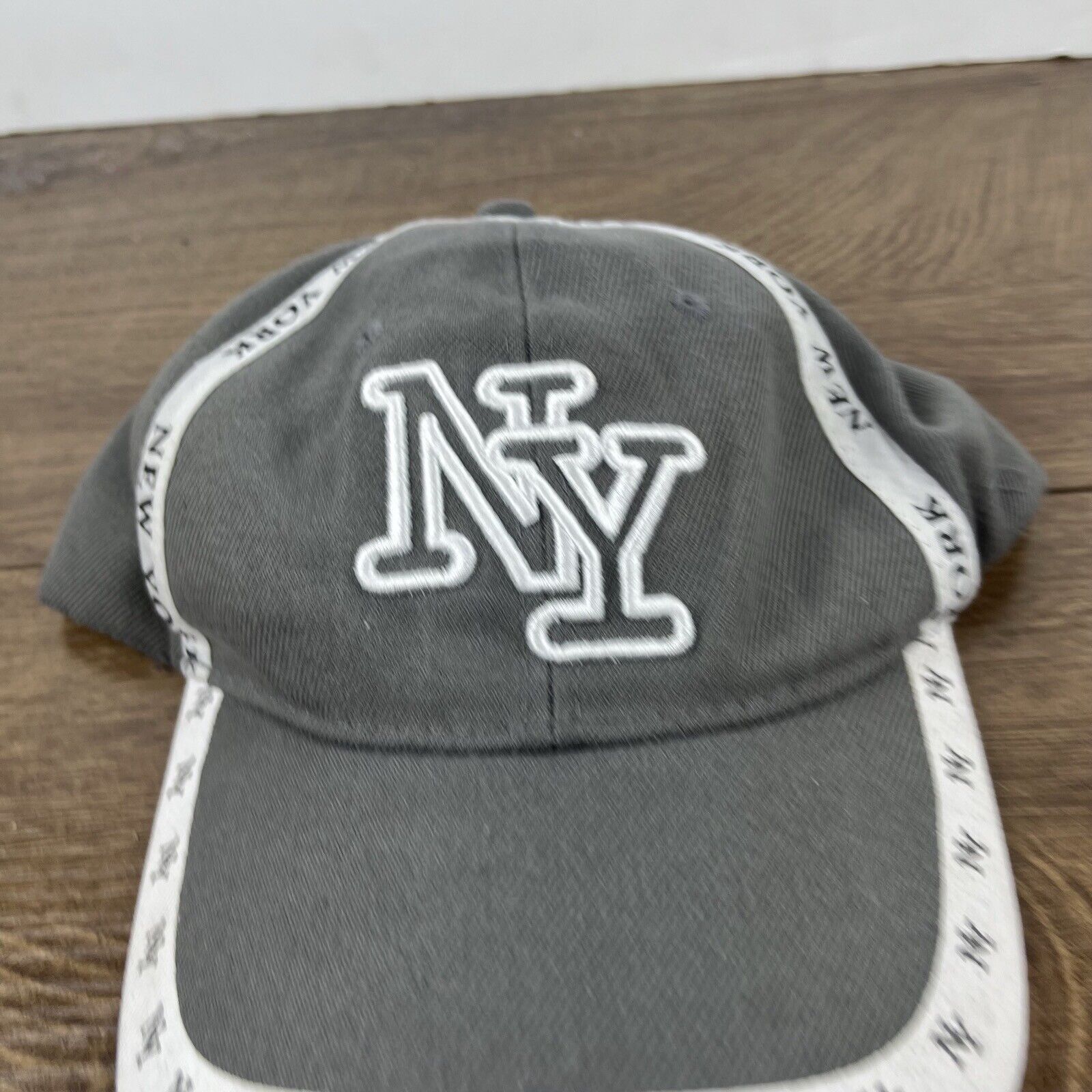 Other New York Hat Gray New York Cap Hat Gray Adjustable Hat Gray Size ONE SIZE - 6 Thumbnail