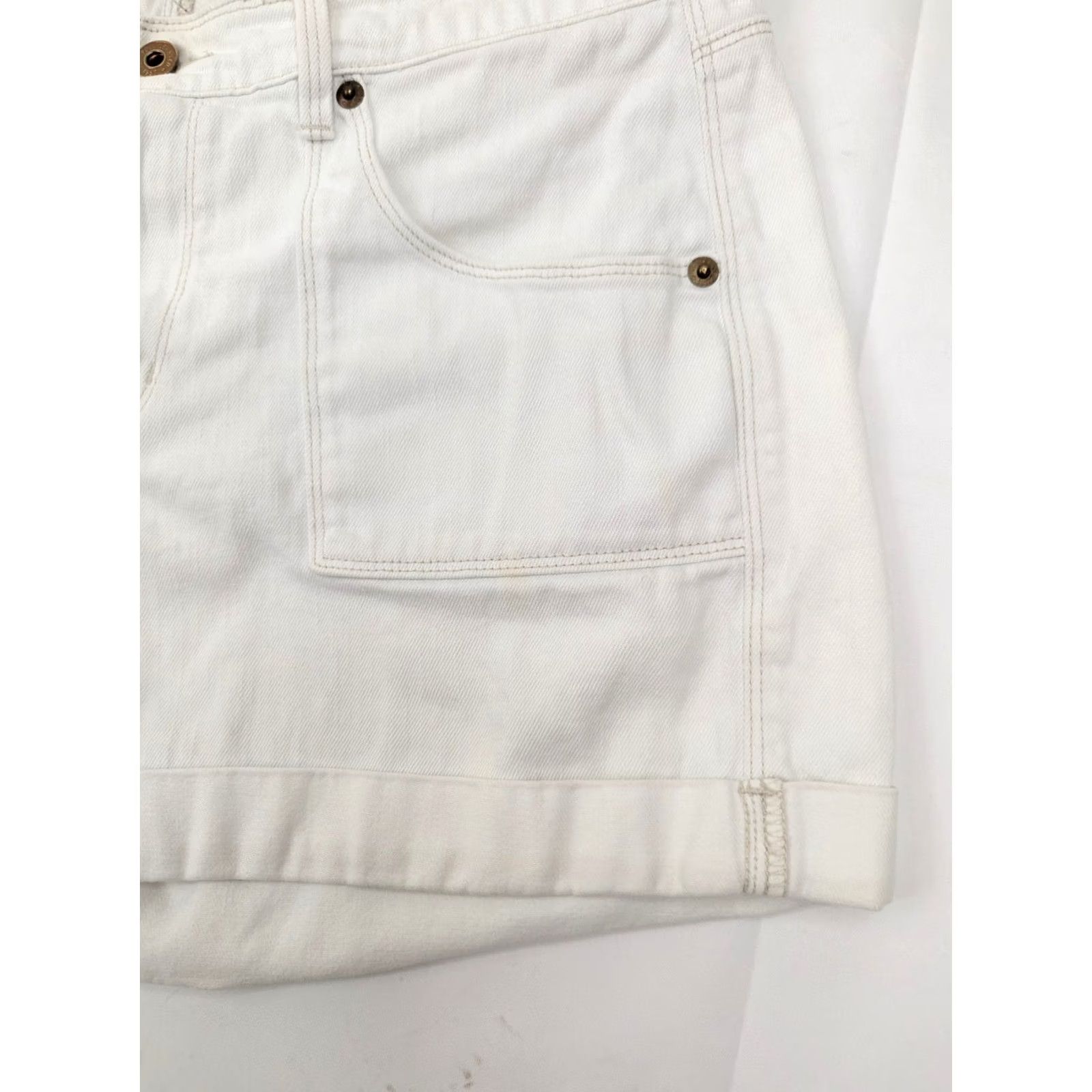 Polo Ralph Lauren Polo Jeans Ralph Lauren REBECCA Denim Jean Shorts Women 10 White Cotton Elastane 3 Inseam 32x3 Vintage No Size 32" / US 10 / IT 46 - 4 Thumbnail