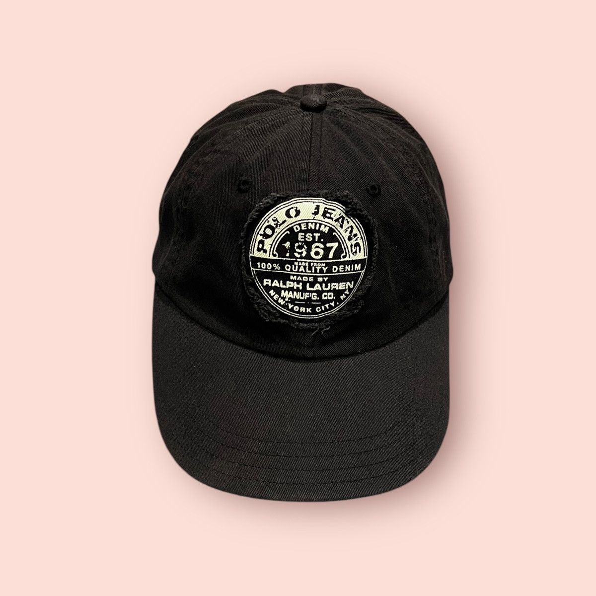 Polo Ralph Lauren × Ralph Lauren × Vintage VINTAGE POLO JEANS PATCHES STRAPBACK CAP Size ONE SIZE - 5 Thumbnail