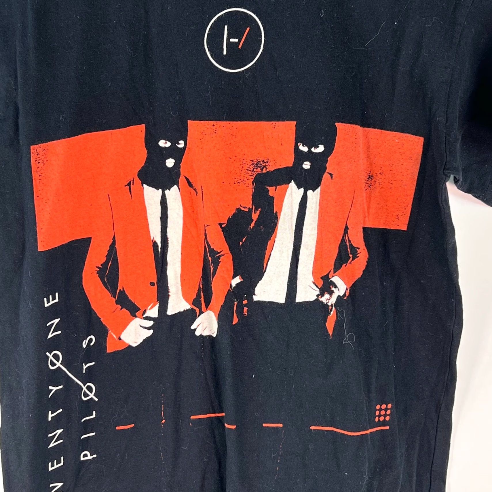 Vintage Twenty One Pilots Tour Mens Short Sleeve Graphic Black T Shirt Small Size US S / EU 44-46 / 1 - 4 Thumbnail