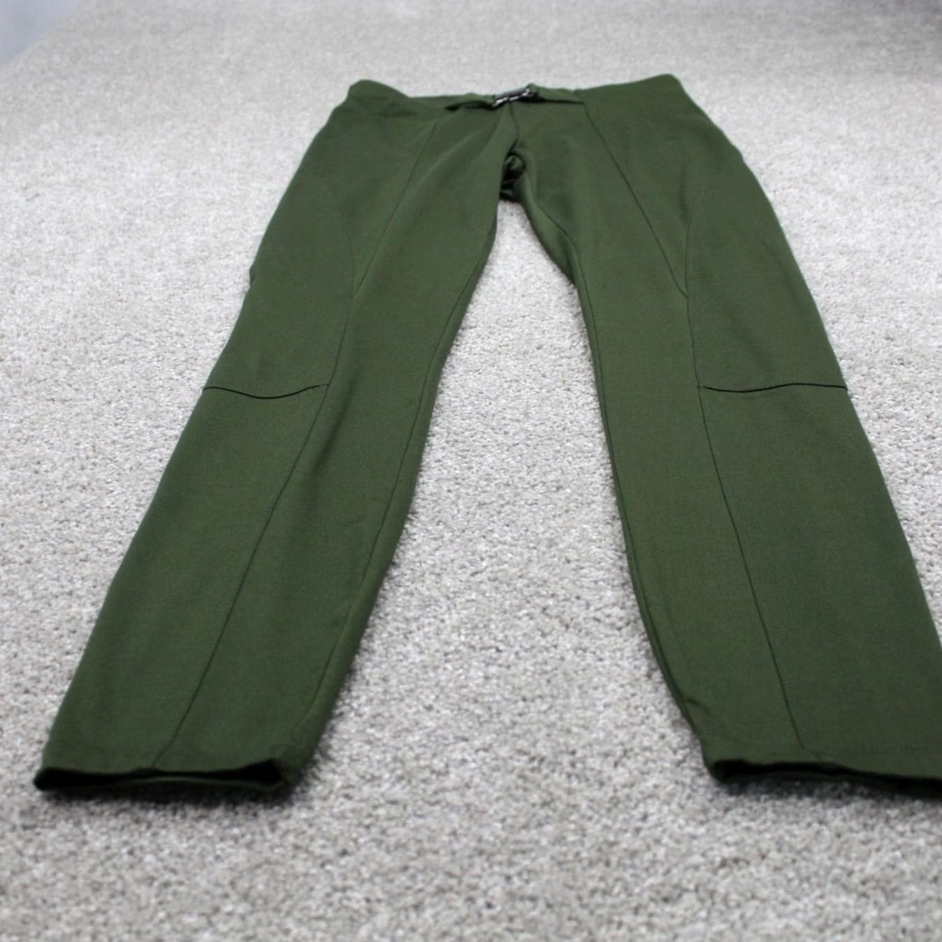 Fabletics Fabletics Leggings Womens XS Olive Green Belted Workout Stretch Athleisure Slimming Skinny Ankle Inseam 28 in Size 26" / US 2 / IT 38 - 2 Thumbnail