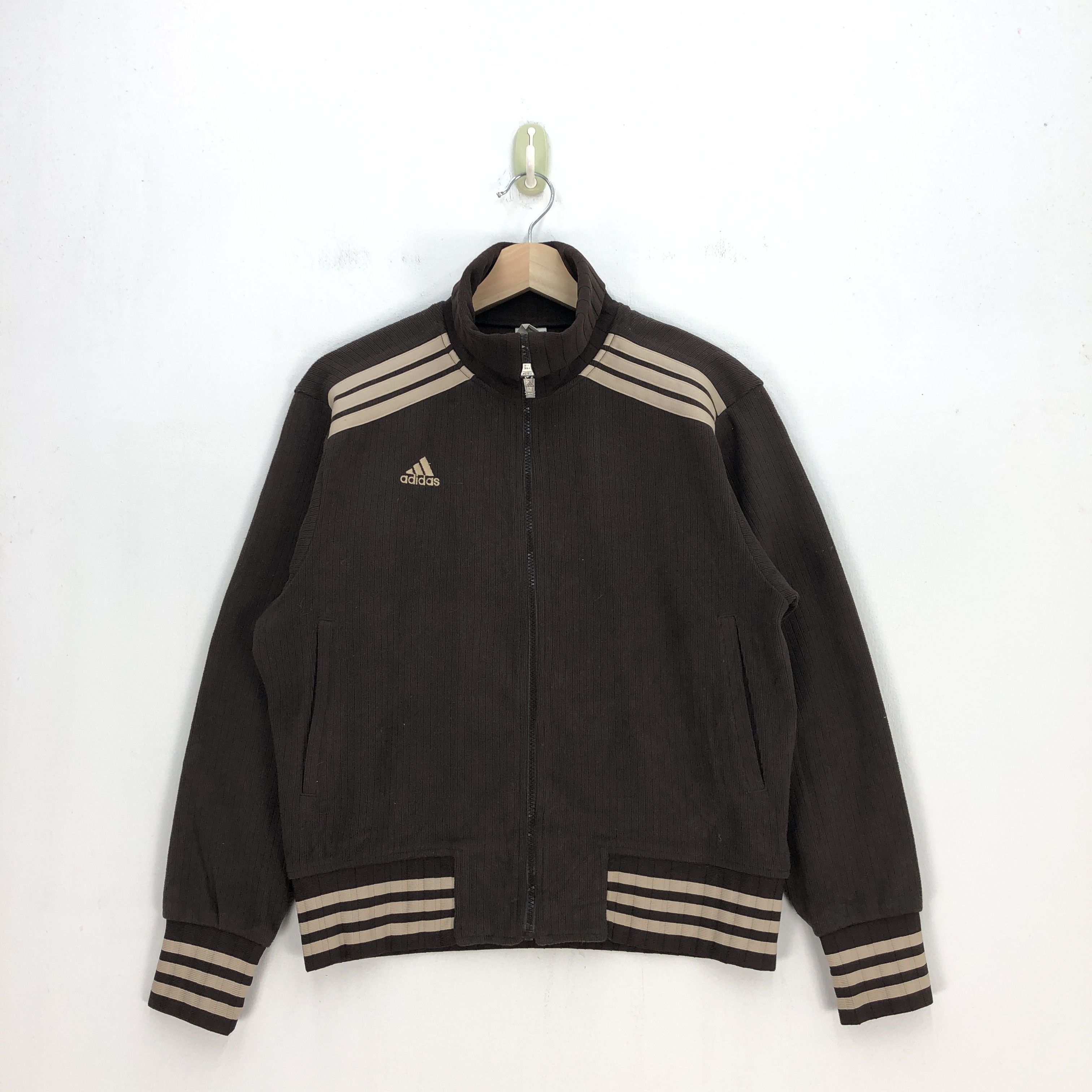 Adidas × Vintage Vintage Adidas Sweater Tracktop Zipper Sweatshirt Size US M / EU 48-50 / 2 - 1 Thumbnail