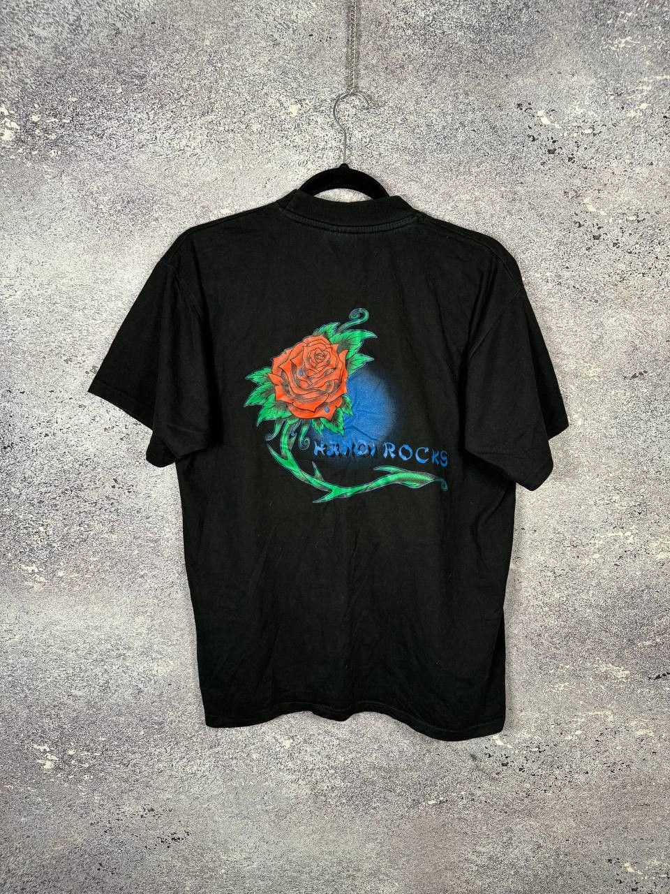 Band Tees × Vintage Vintage Hanoi Rocks T-Shirt Rock Tees Band Tees Streetwear Size US M / EU 48-50 / 2 - 1 Thumbnail