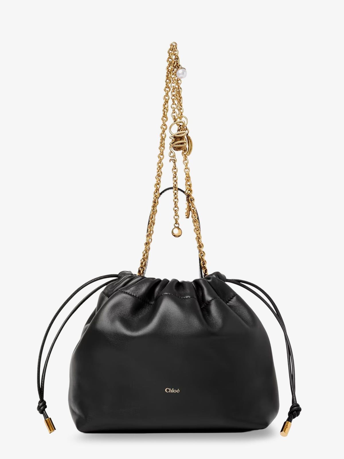 Chloe CHLOE' Chloé Icons leather crossbody bag with front logo Size ONE SIZE - 1 Thumbnail