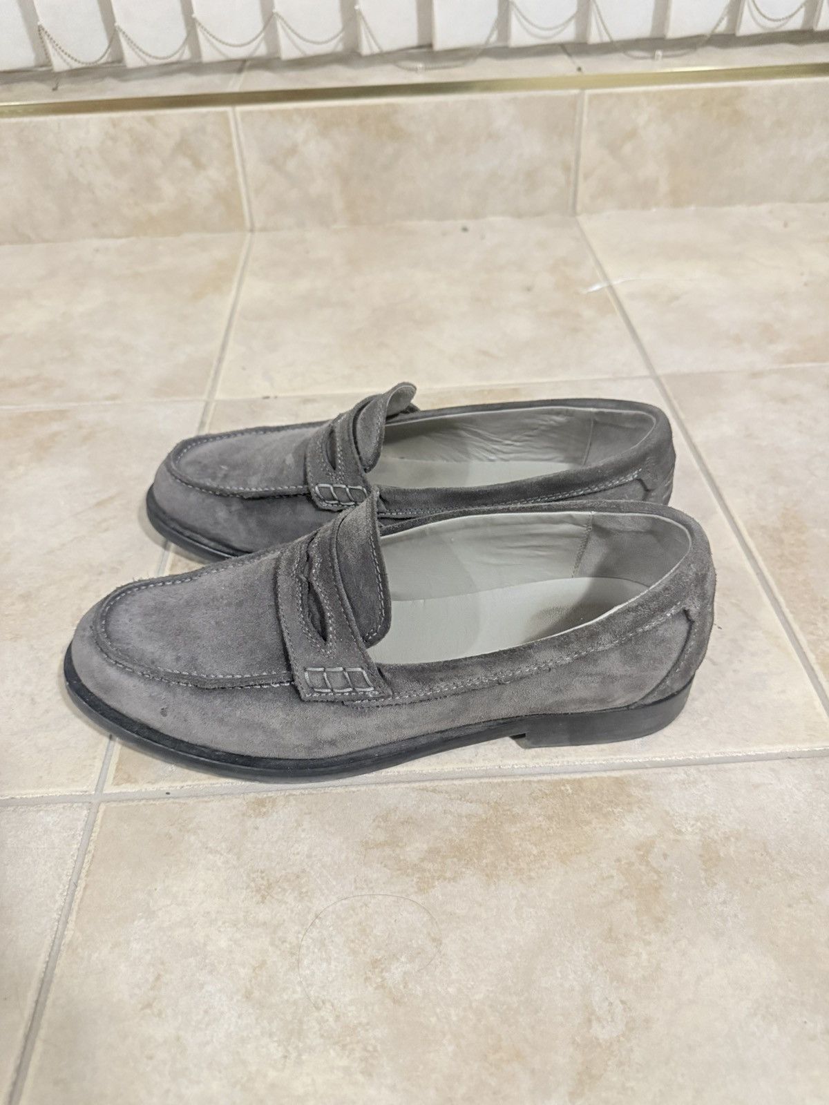 Allsaints ALLSAINTS Suede Penny Loafers Size US 9.5 / EU 42-43 - 2 Thumbnail
