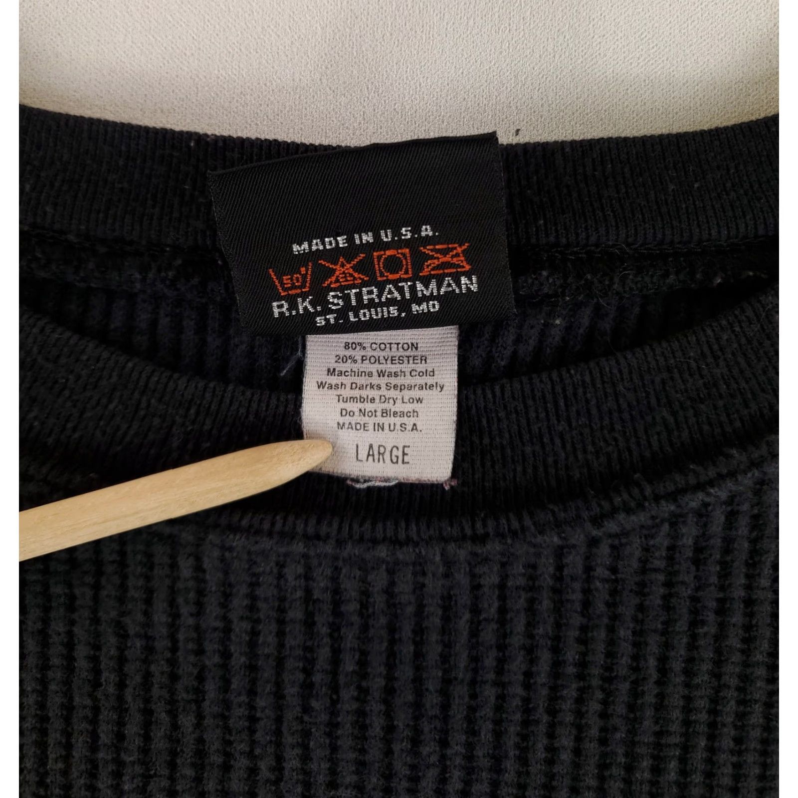 Harley Davidson VINTAGE Harley-Davidson VTG Y2K Thermal Long Sleeve Shirt Made USA Black Mens L Size US L / EU 52-54 / 3 - 4 Thumbnail