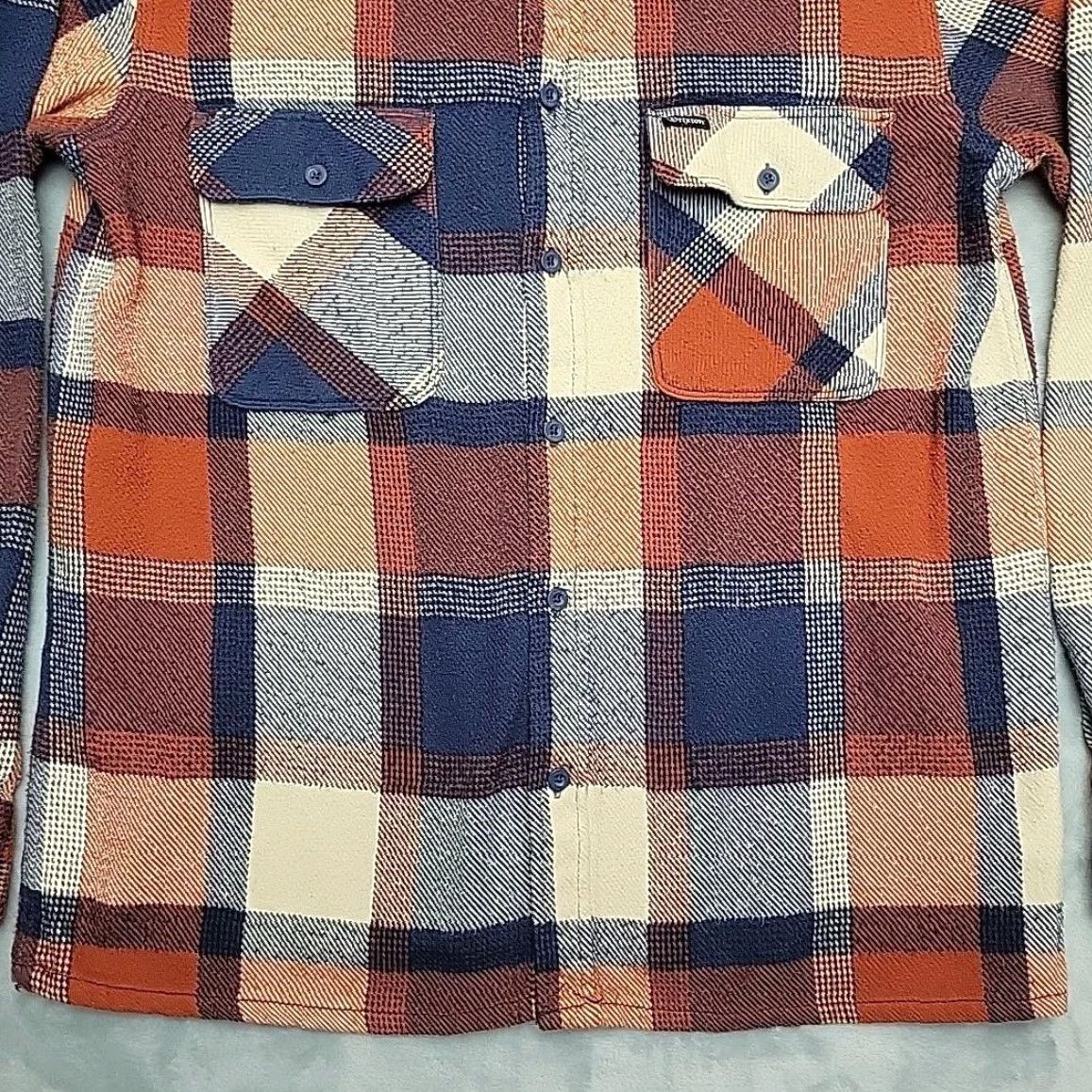 Brixton Brixton Shirt Mens Medium Multicolor Plaid Flannel Long Sleeve Button-Up Casual Workwear Size US M / EU 48-50 / 2 - 2 Thumbnail