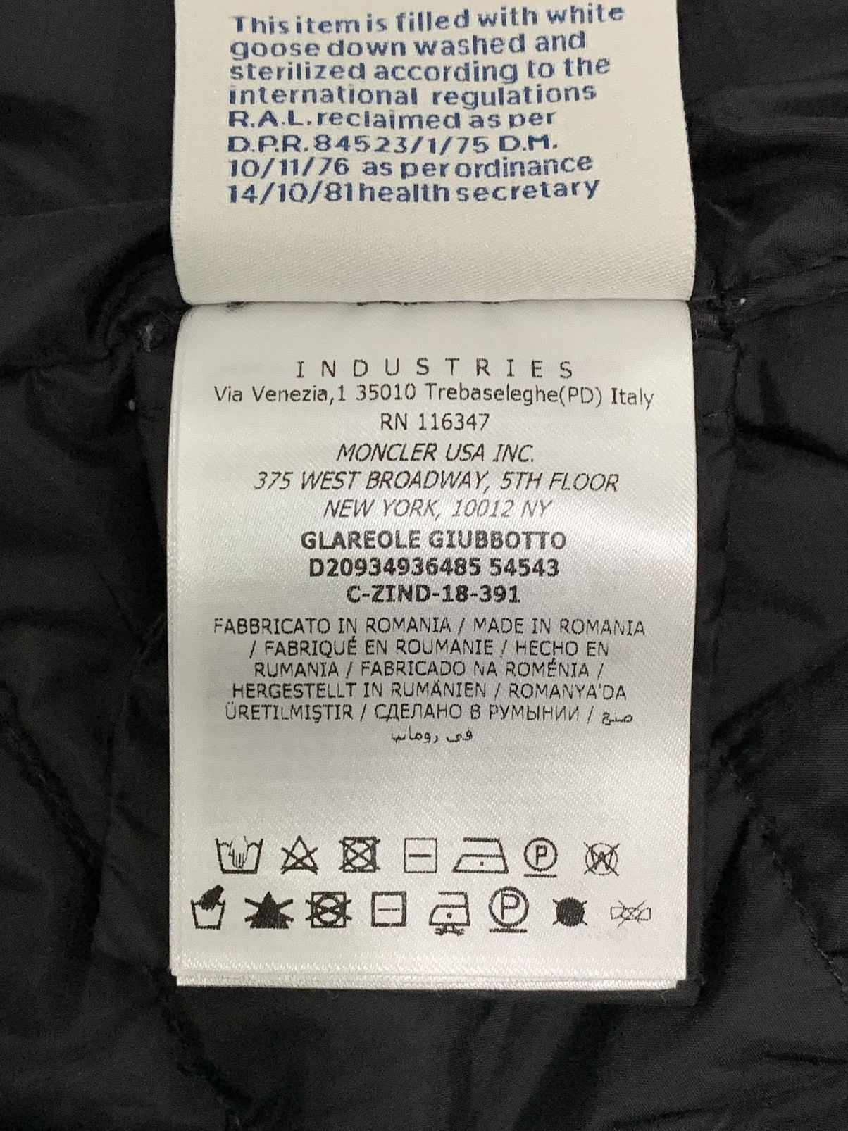 Moncler MONCLER GLAREOLE GIUBBOTTO JACKET Size L / US 10 / IT 46 - 12 Thumbnail