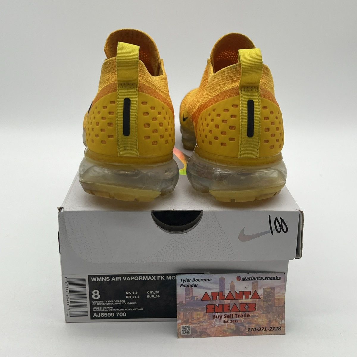 Nike Wmns VaporMax Moc 2 university gold Size US 8 / IT 38 - 3 Thumbnail