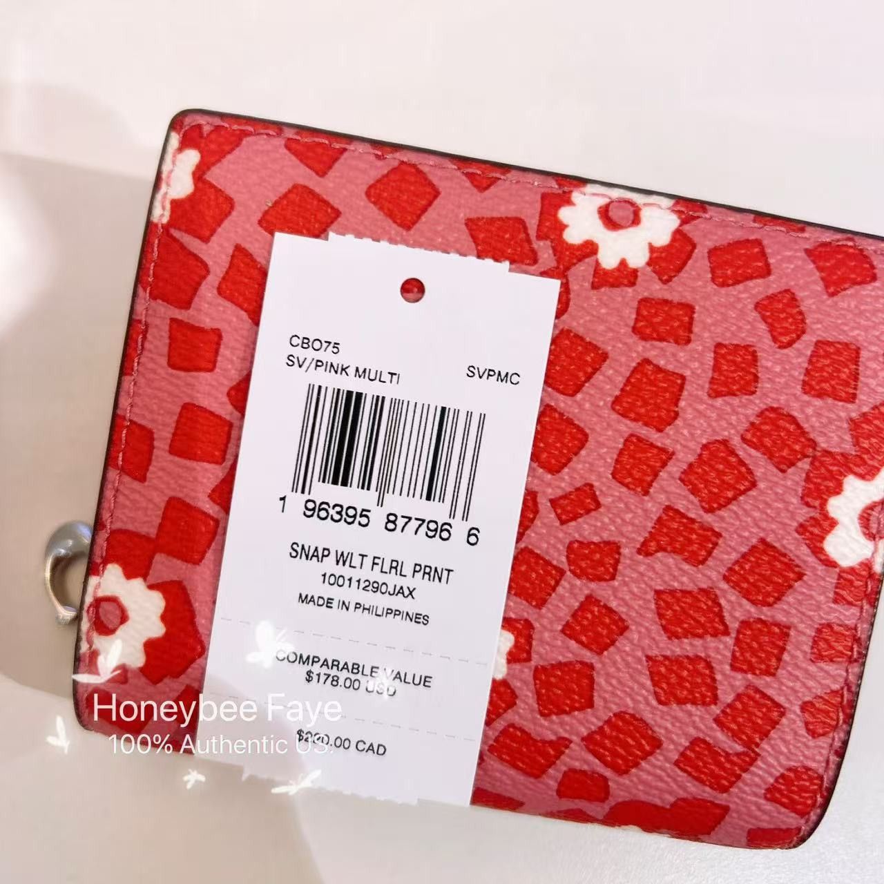 Coach Snap Wallet With Floral Print CBO75 Size ONE SIZE - 5 Thumbnail