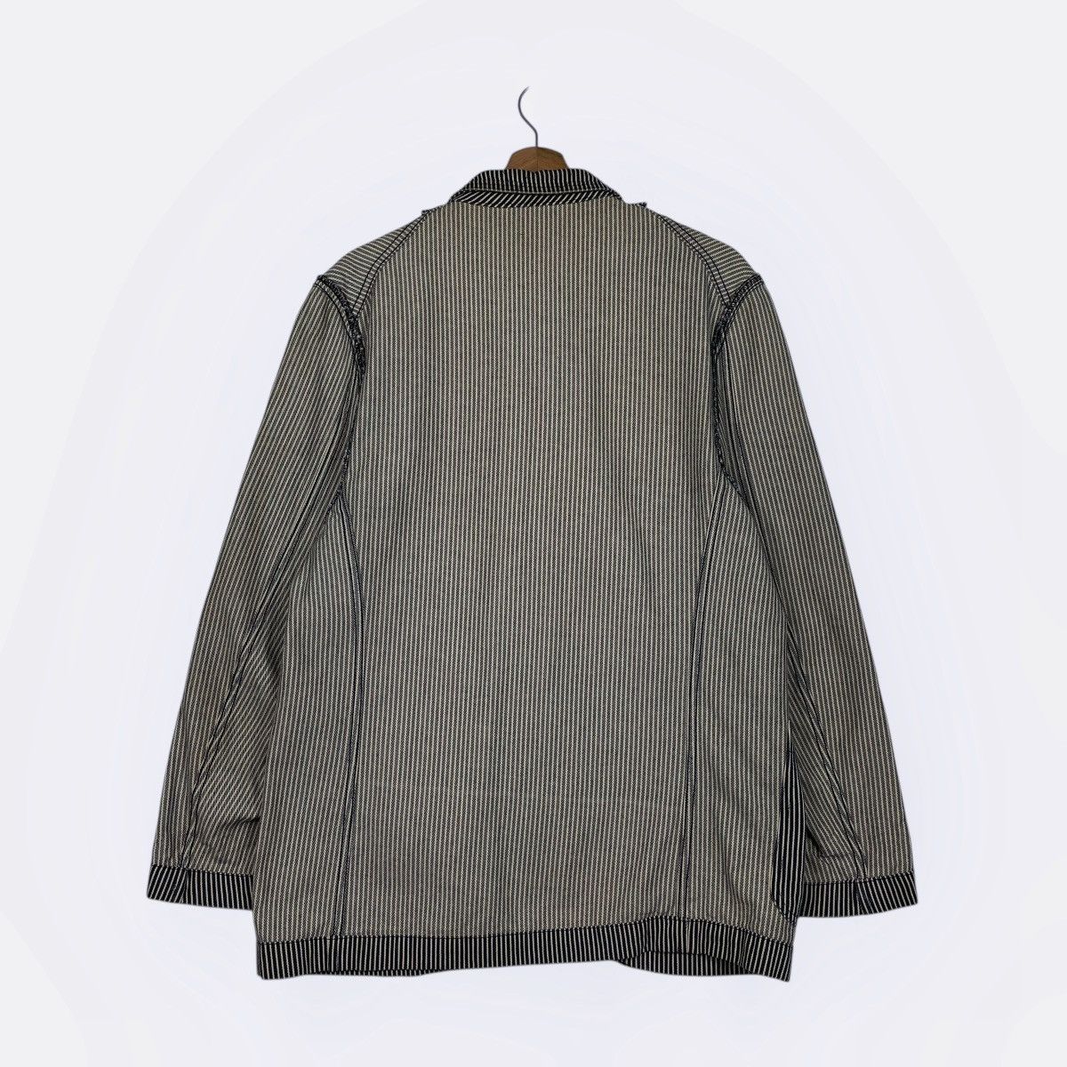 Comme des Garcons Homme Plus Comme Des Garcons Homme Plus Stripe Reverse Jacket Size US S / EU 44-46 / 1 - 7 Thumbnail