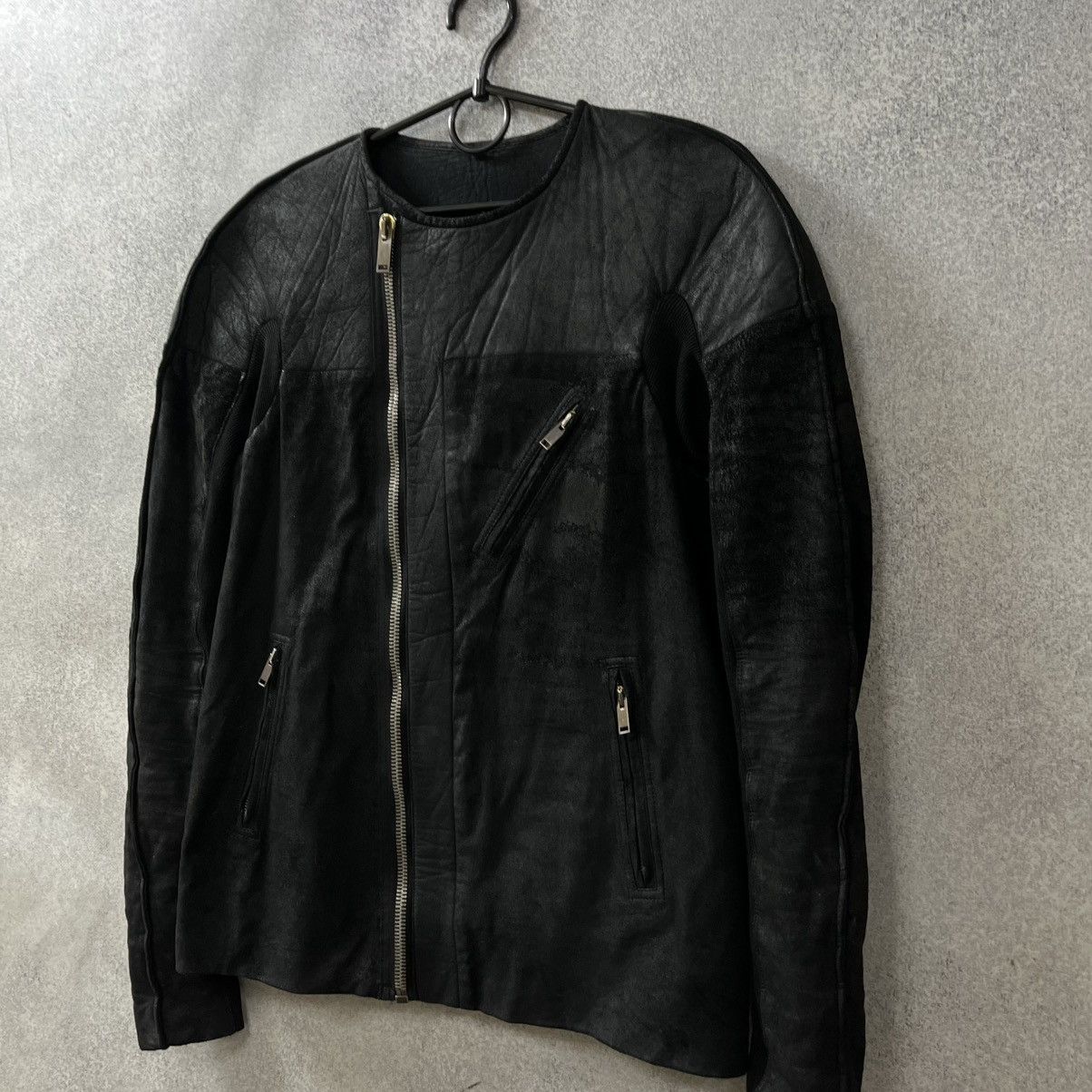 Rick Owens Rick Owens Suede Biker Jacket Black Size US S / EU 44-46 / 1 - 7 Thumbnail