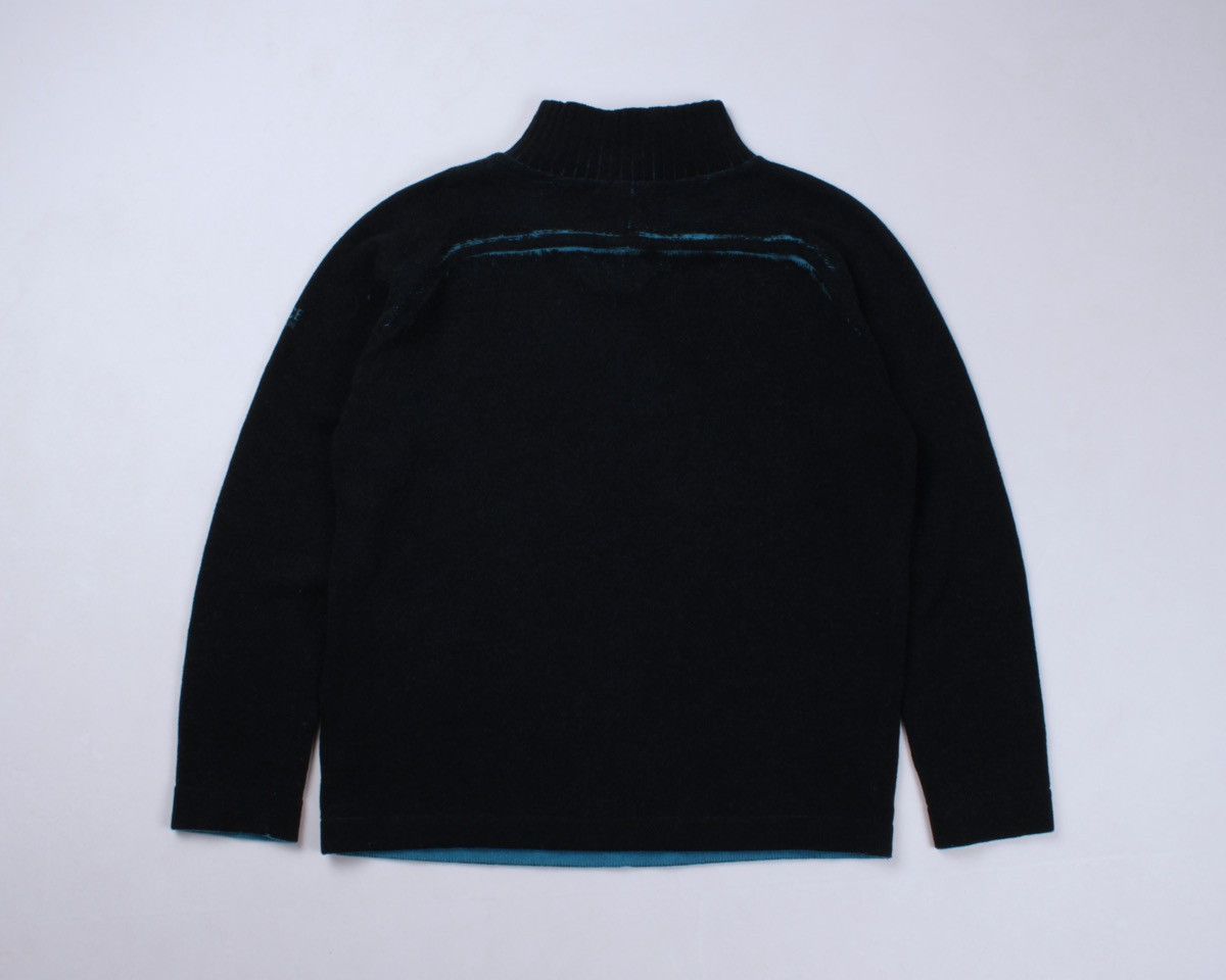 Versace Jeans Couture × Vintage VERSACE Jeans Couture Vintage Half Zip Wool Sweater Size US M / EU 48-50 / 2 - 14 Thumbnail