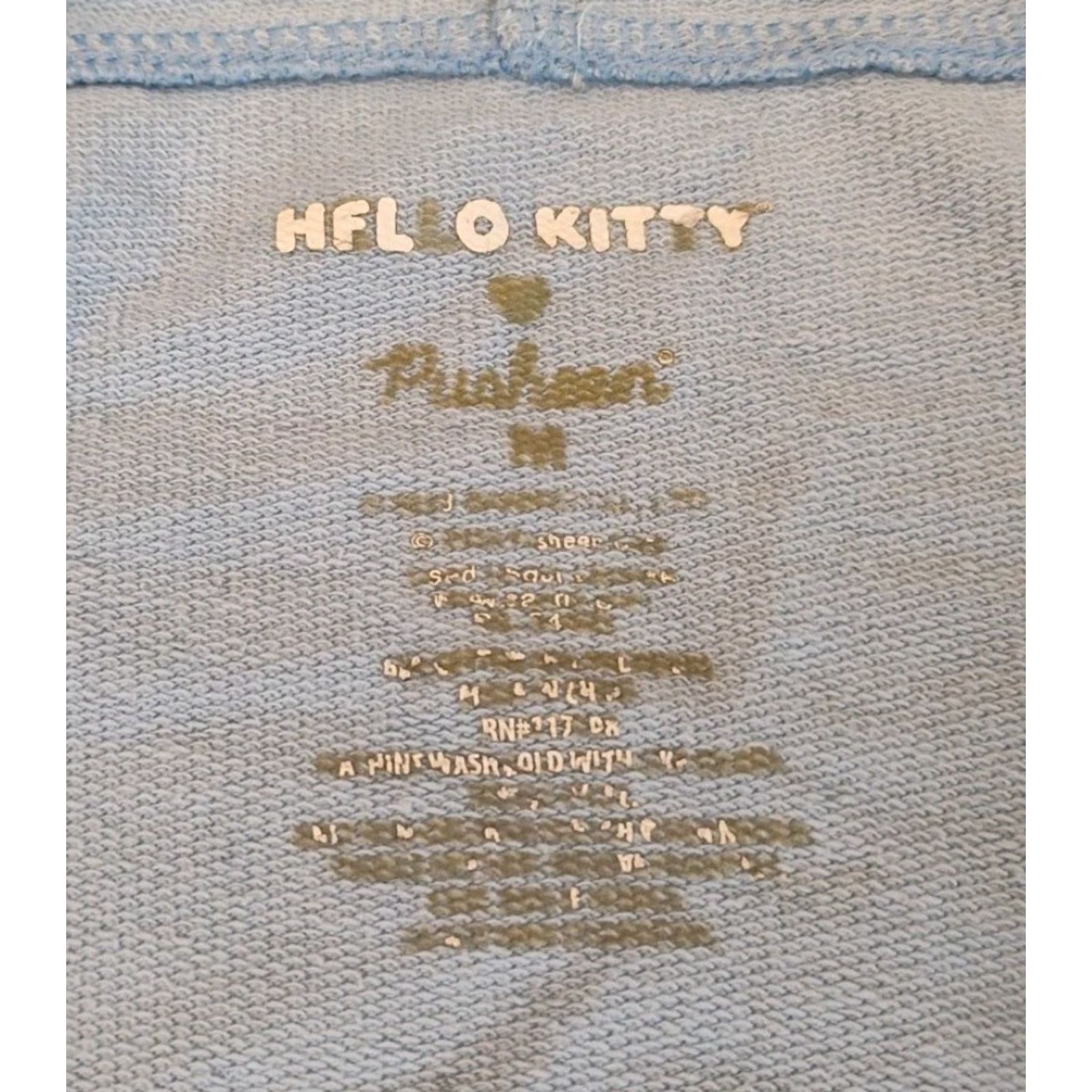 Vintage Hello Kitty x Pusheen Sanrio Full Zip Hoodie Women’s Size M Light Blue Size M / US 6-8 / IT 42-44 - 7 Thumbnail