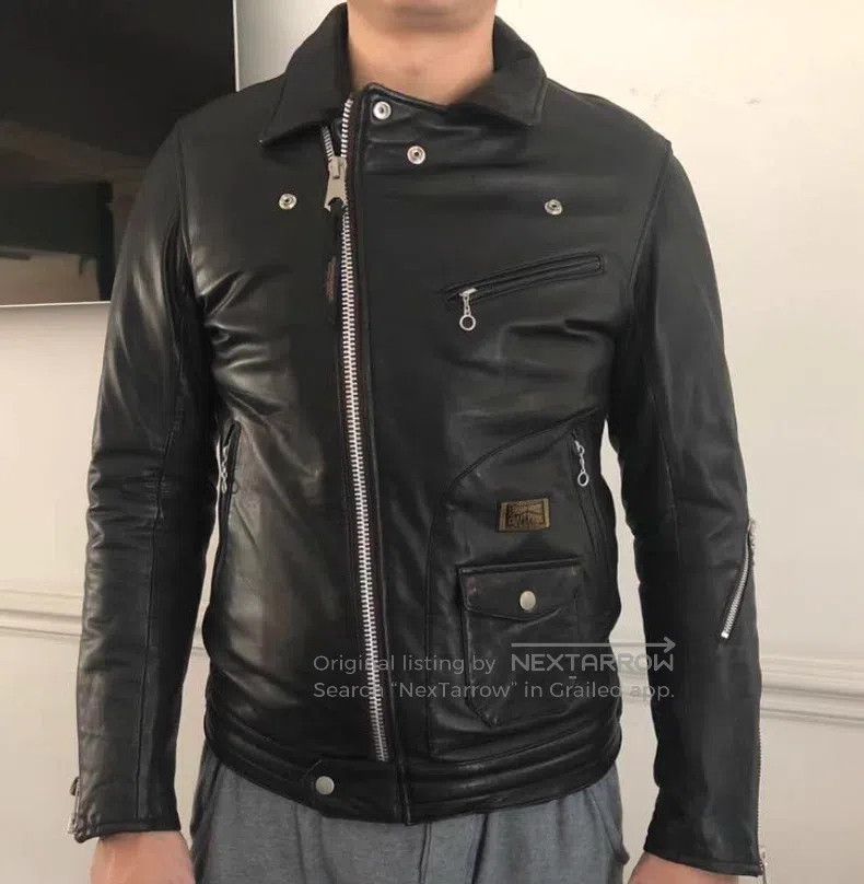 Neighborhood Neighborhood Sheepskin Biker Jacket Size US L / EU 52-54 / 3 - 8 Thumbnail