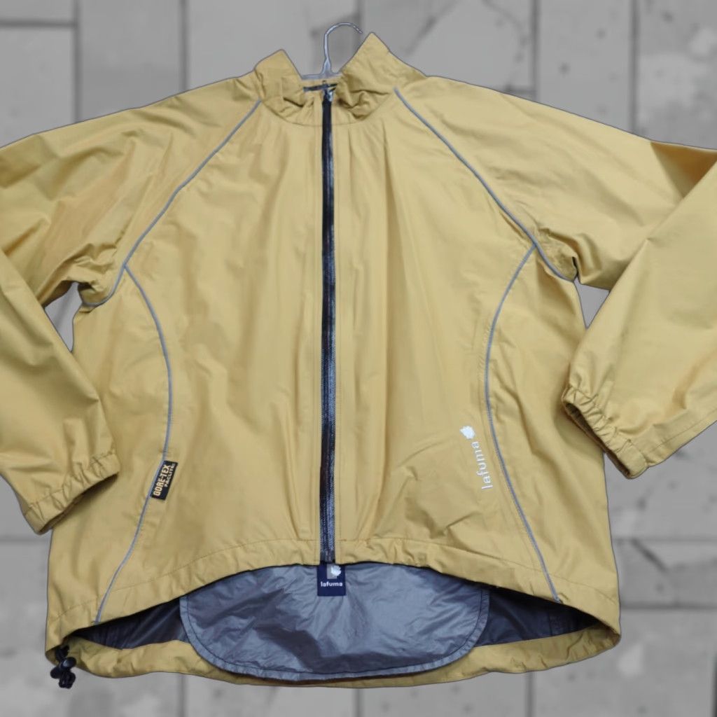 Vintage Lafuma Jacket L Yellow Full Zip Gore-Tex Paclite Windbreaker Race Jacket Men Casual Activewear Size US L / EU 52-54 / 3 - 1 Thumbnail