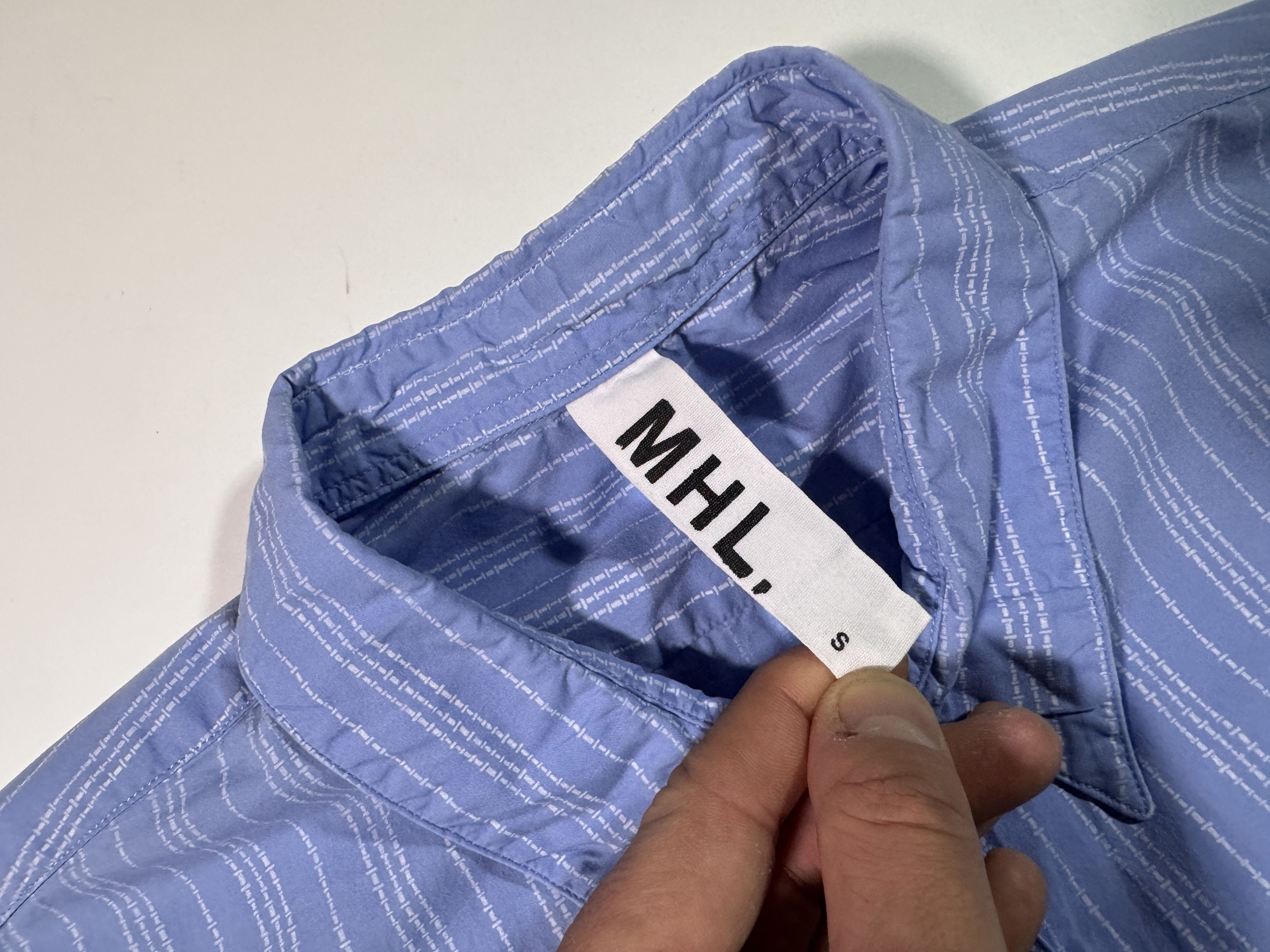 Margaret Howell Margaret Howell MHL Basic Button Up Shirt Blue S Size US S / EU 44-46 / 1 - 3 Thumbnail