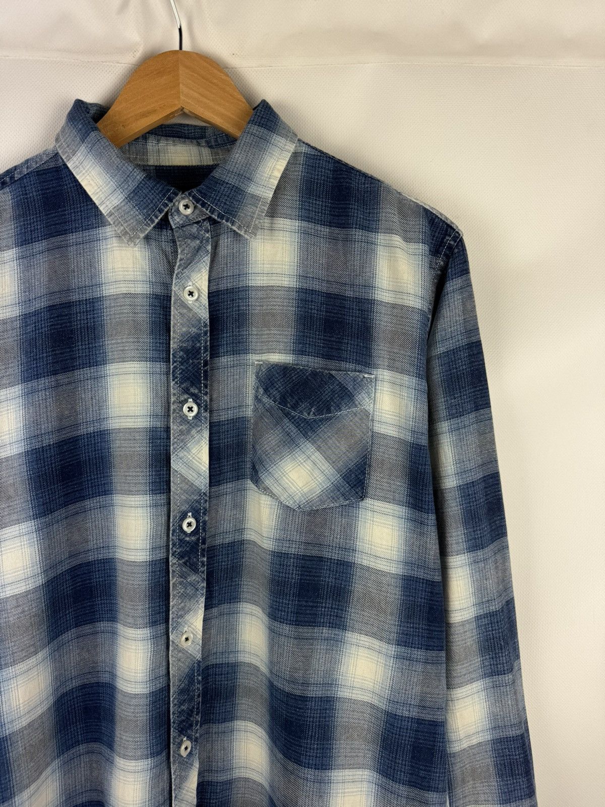 Other Thruxton Men’s Checked Plaid Cotton Japanese Button Up Shirt Size US L / EU 52-54 / 3 - 5 Thumbnail