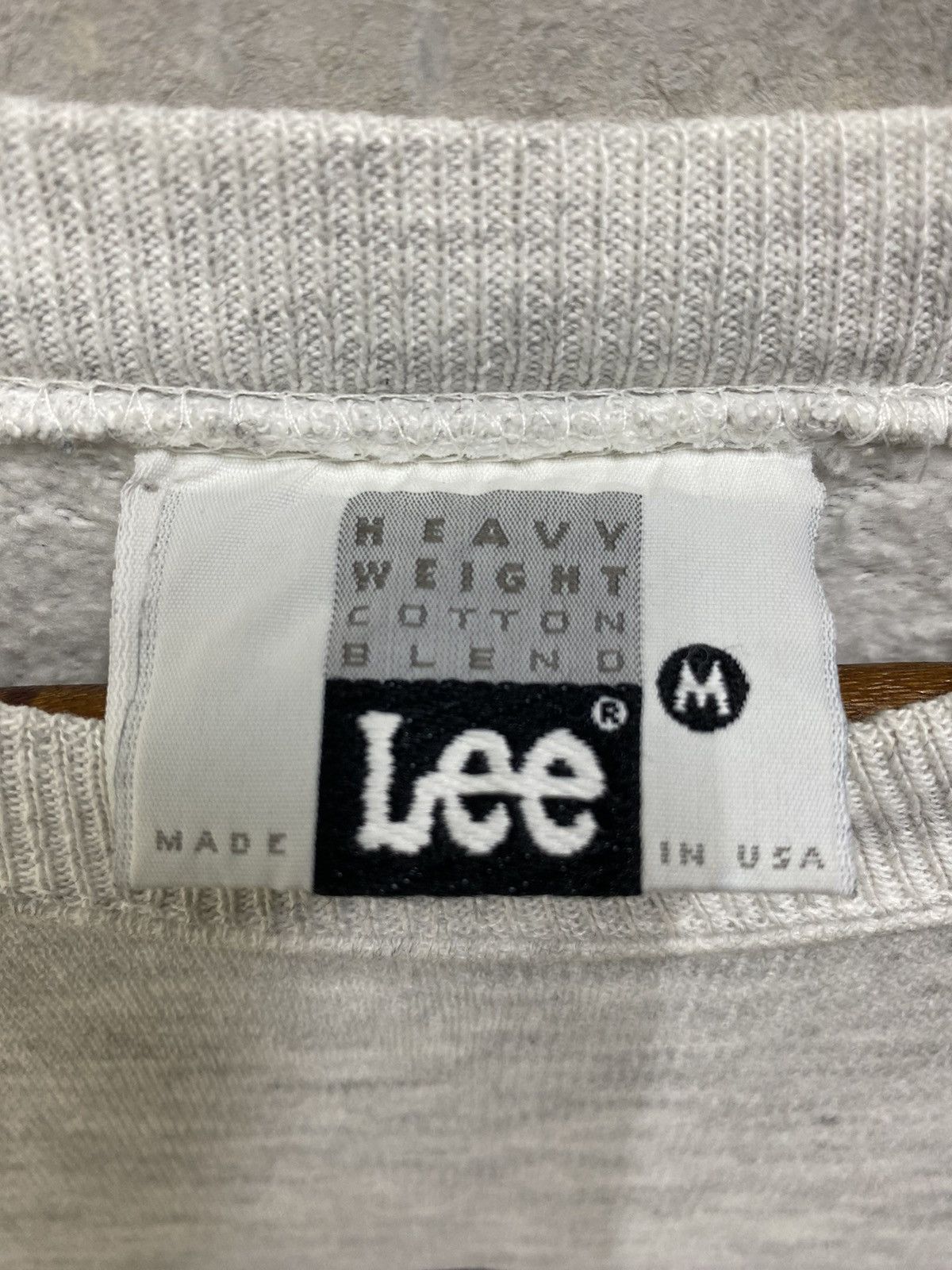 Lee Vintage Lee Sweatshirt Spellout Made In USA Crewneck Size M Size US M / EU 48-50 / 2 - 7 Thumbnail