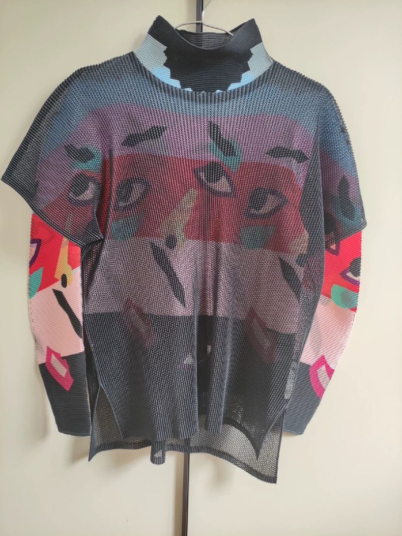 Issey Miyake issey miyake size:3 Black tatami top Size XXS / US 00 / IT 34 - 2 Thumbnail