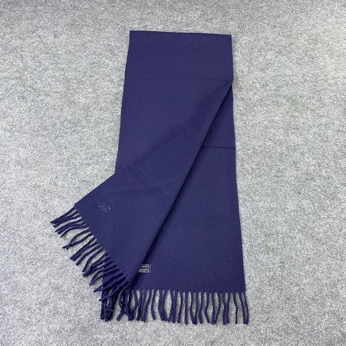 Burberry × Vintage Burberry Wool Scarf / Muffler / Neckwear - T1323 Size ONE SIZE - 4 Thumbnail