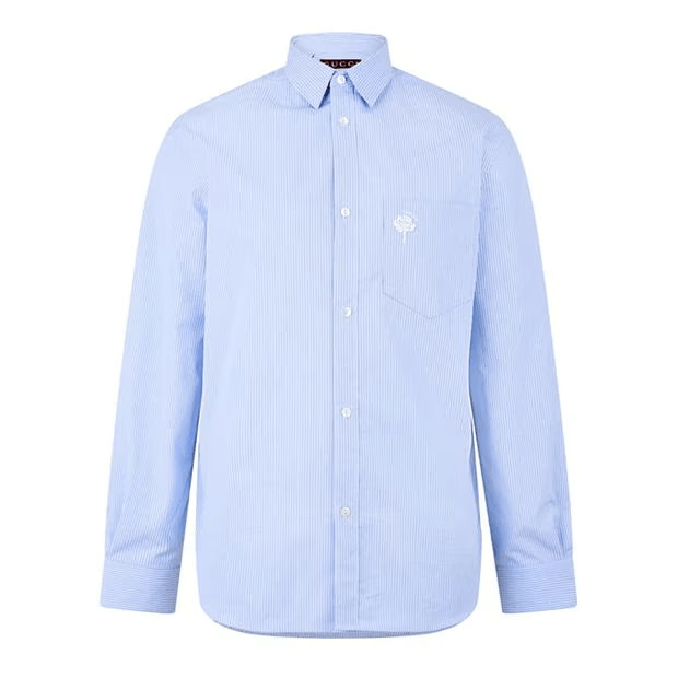 Embroidered Poplin Oxford Shirt
