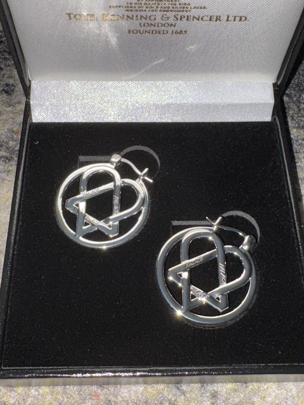 Palace Palace Tri Gram Earring Silver Size ONE SIZE - 2 Thumbnail