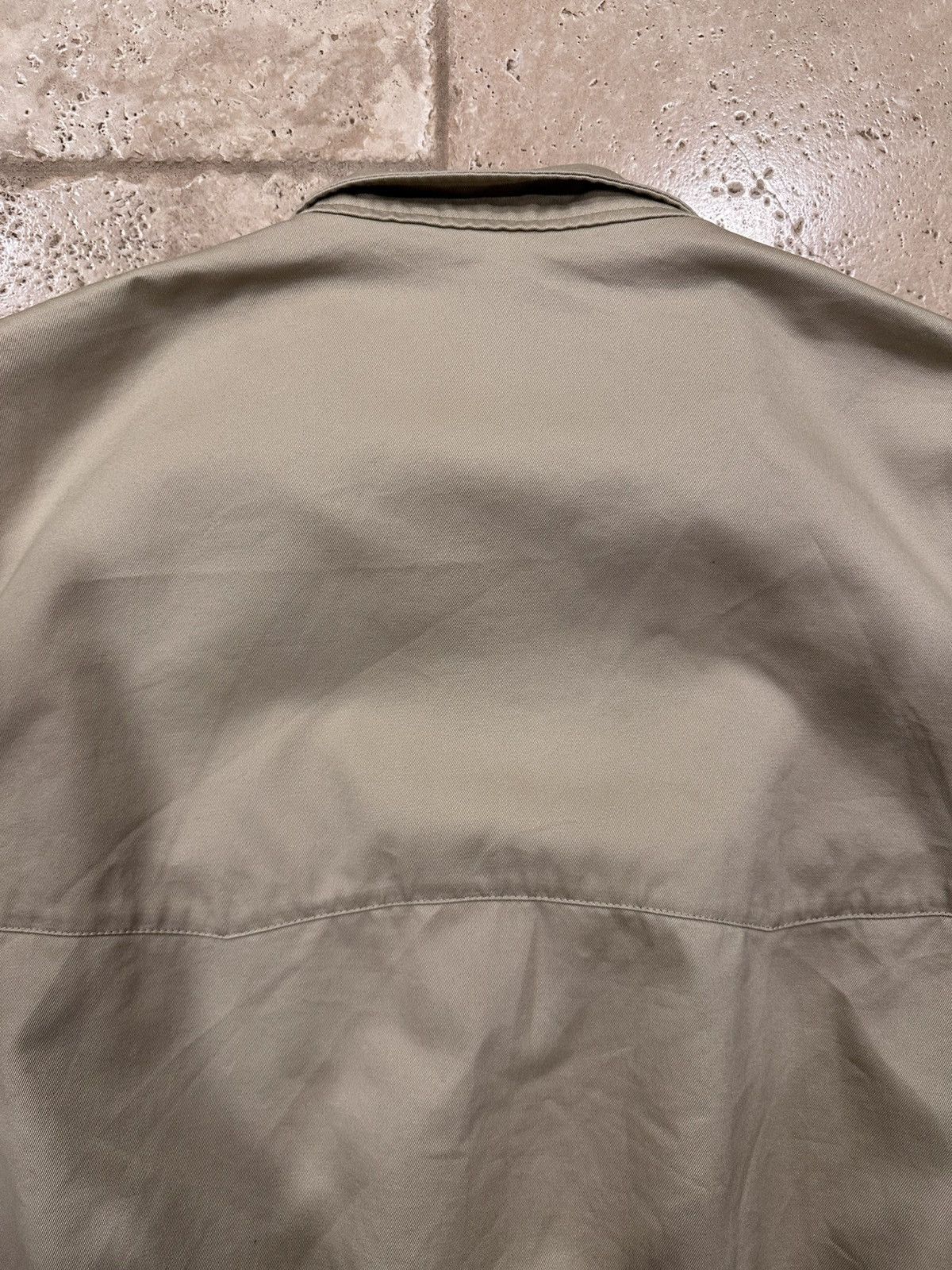 Miu Miu Miu Miu Khaki / Biege Chino Cord Logo Blouson Bomber Jacket Size US M / EU 48-50 / 2 - 16 Thumbnail