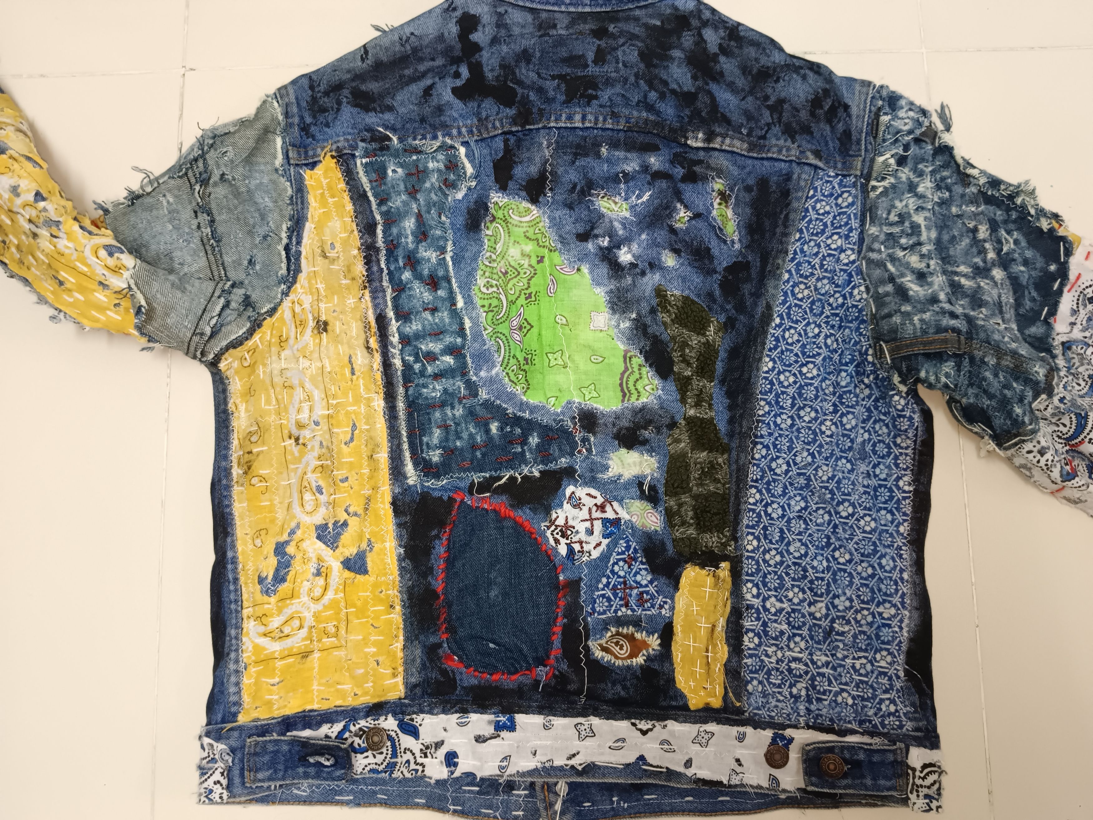 If Six Was Nine × Levi's Vintage Levis Trucker Jacket Size US M / EU 48-50 / 2 - 16 Thumbnail