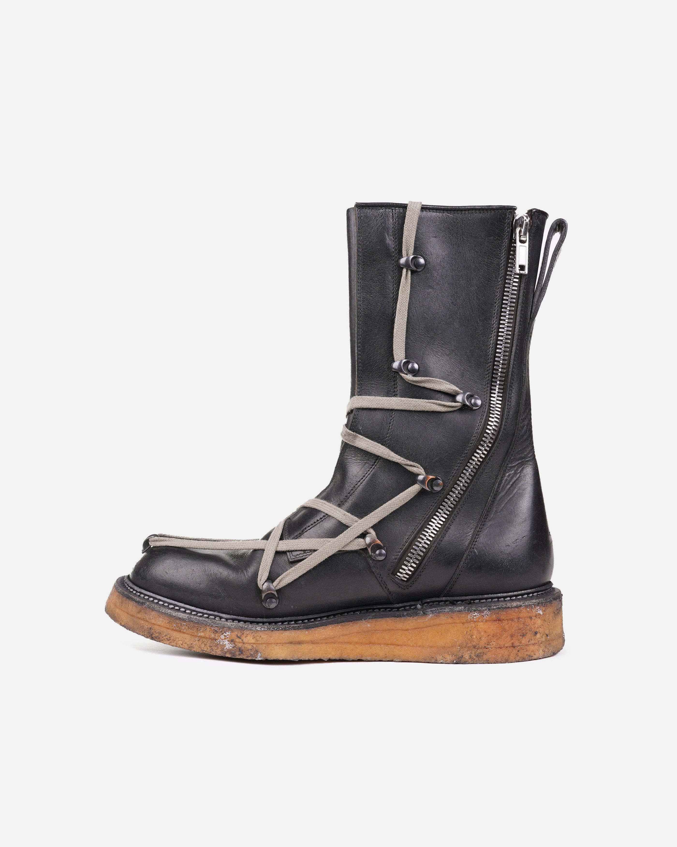 Rick Owens Rick Owens Glitter FW17 Crepe Pentagram Boots first issue Size US 9 / EU 42 - 3 Thumbnail