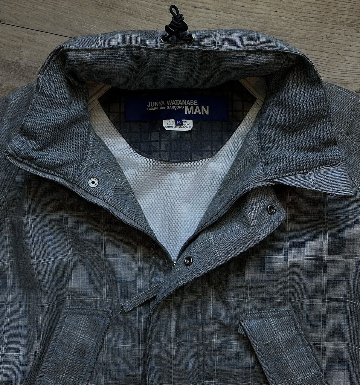 Comme des Garcons × Junya Watanabe JUNYA WATANABE CDG MAN GREY WOOL PARKA Size US M / EU 48-50 / 2 - 4 Thumbnail