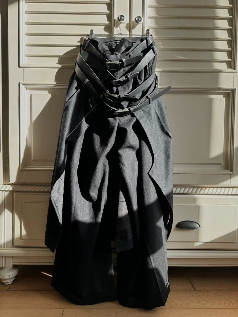 Junya Watanabe Junya Watanabe 24FW Structured Wool Trousers Size 34" / US 12 / IT 48 - 1 Thumbnail