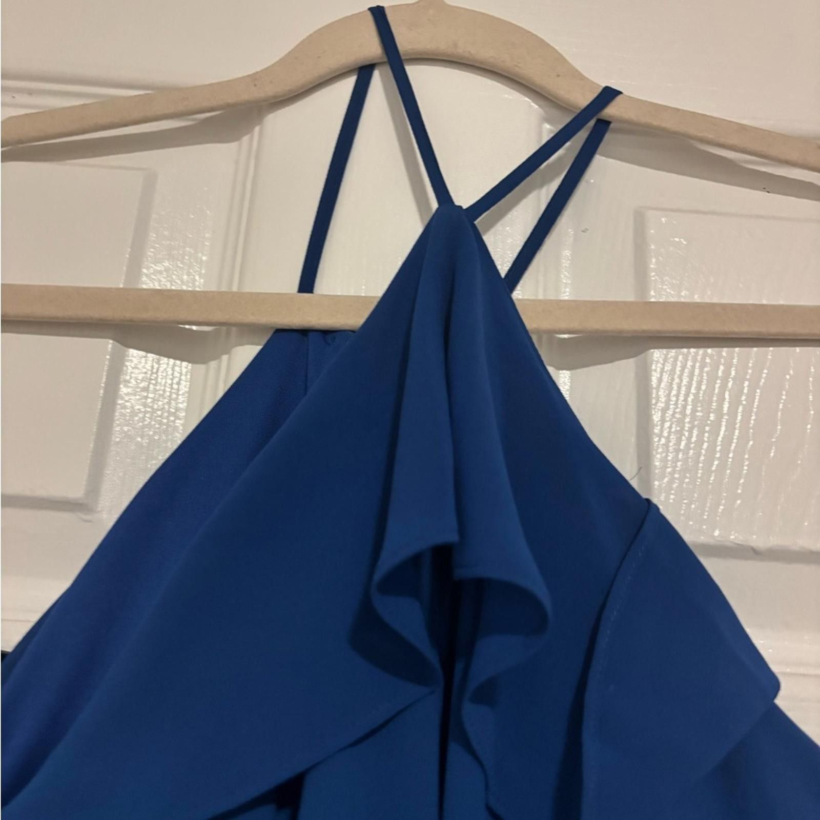 Forever 21 Forever 21 Elegant Blue Halter Dress Size M / US 6-8 / IT 42-44 - 3 Thumbnail