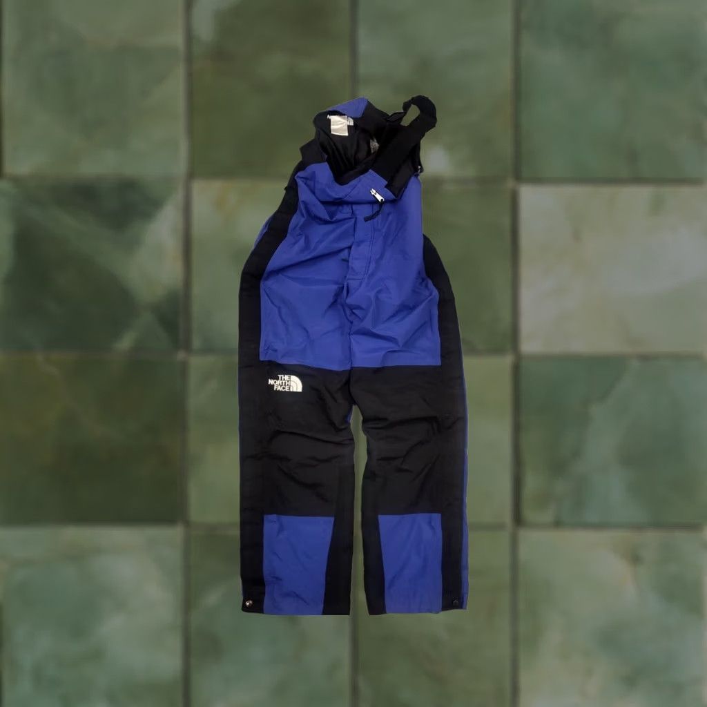 The North Face Vintage 90's The North Face Mountain Light Full Zip GORE-TEX Overall Pants Blue Size US 29 - 1 Thumbnail