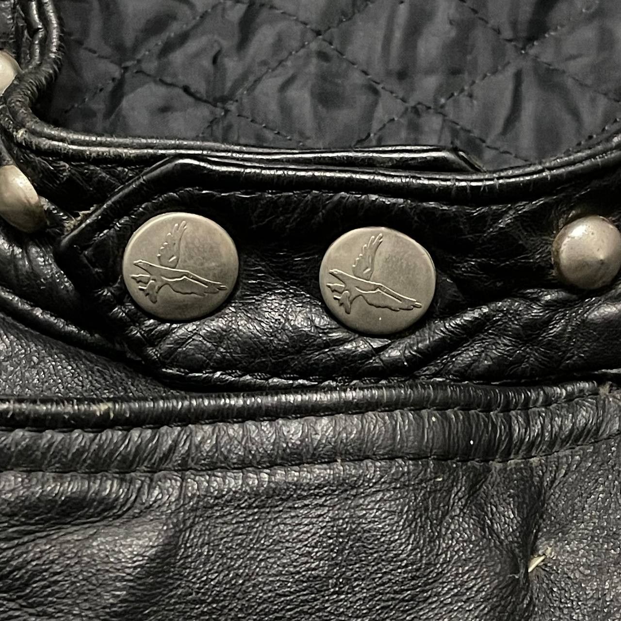Vintage 70's Punk Rock Studded Custom Leather Jacket