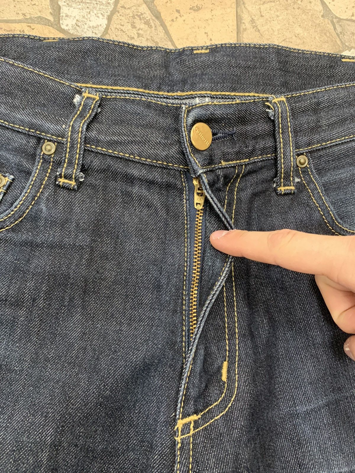 Other Vintage Carhartt Western Denim Jeans Size US 30 / EU 46 - 13 Thumbnail