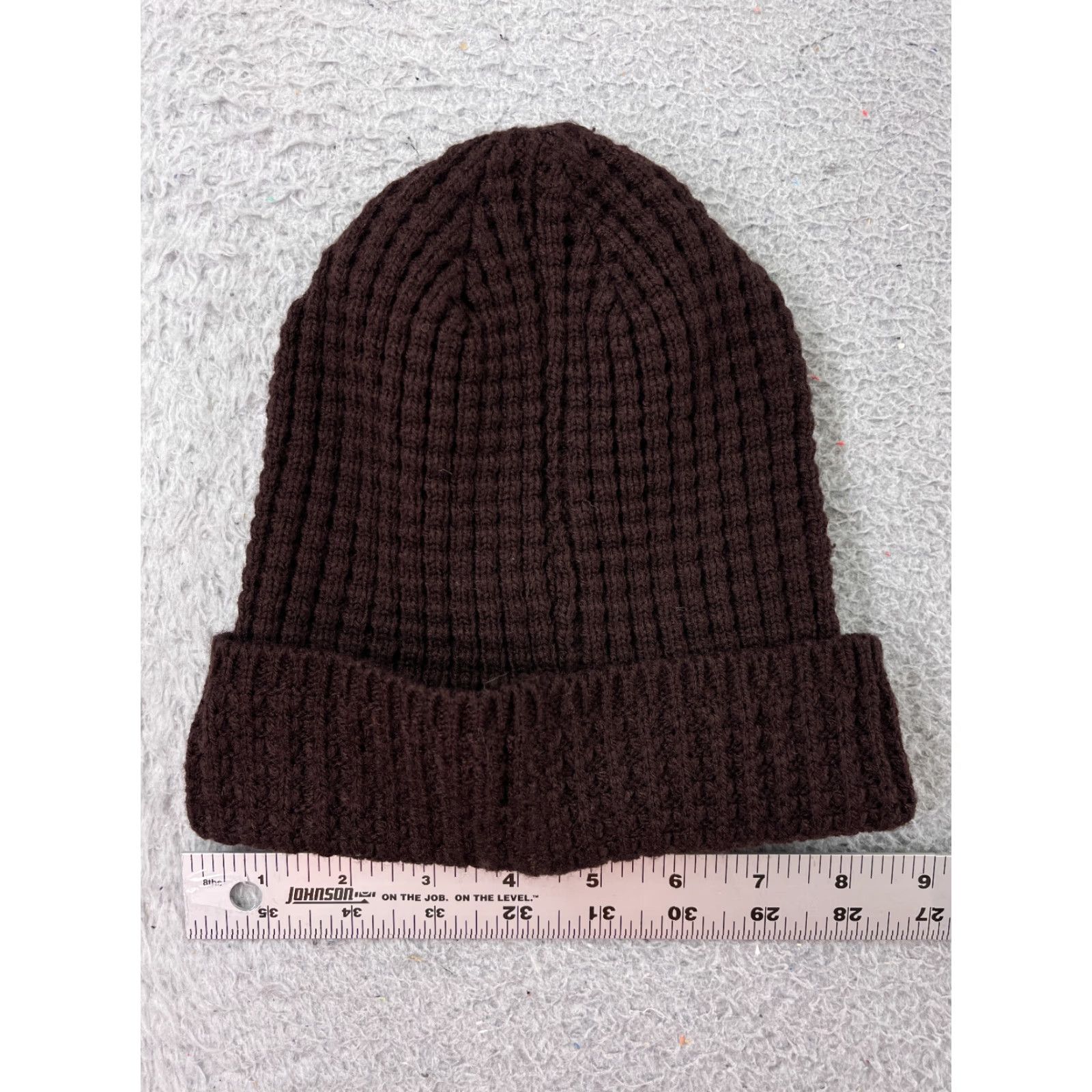 Forever 21 FOREVER 21 Beanie Hat Adult One Size Purple Knit 100% Acrylic Winter Snow Ski Logo Beanie Mens Fathers Day 90s? Size ONE SIZE - 2 Thumbnail