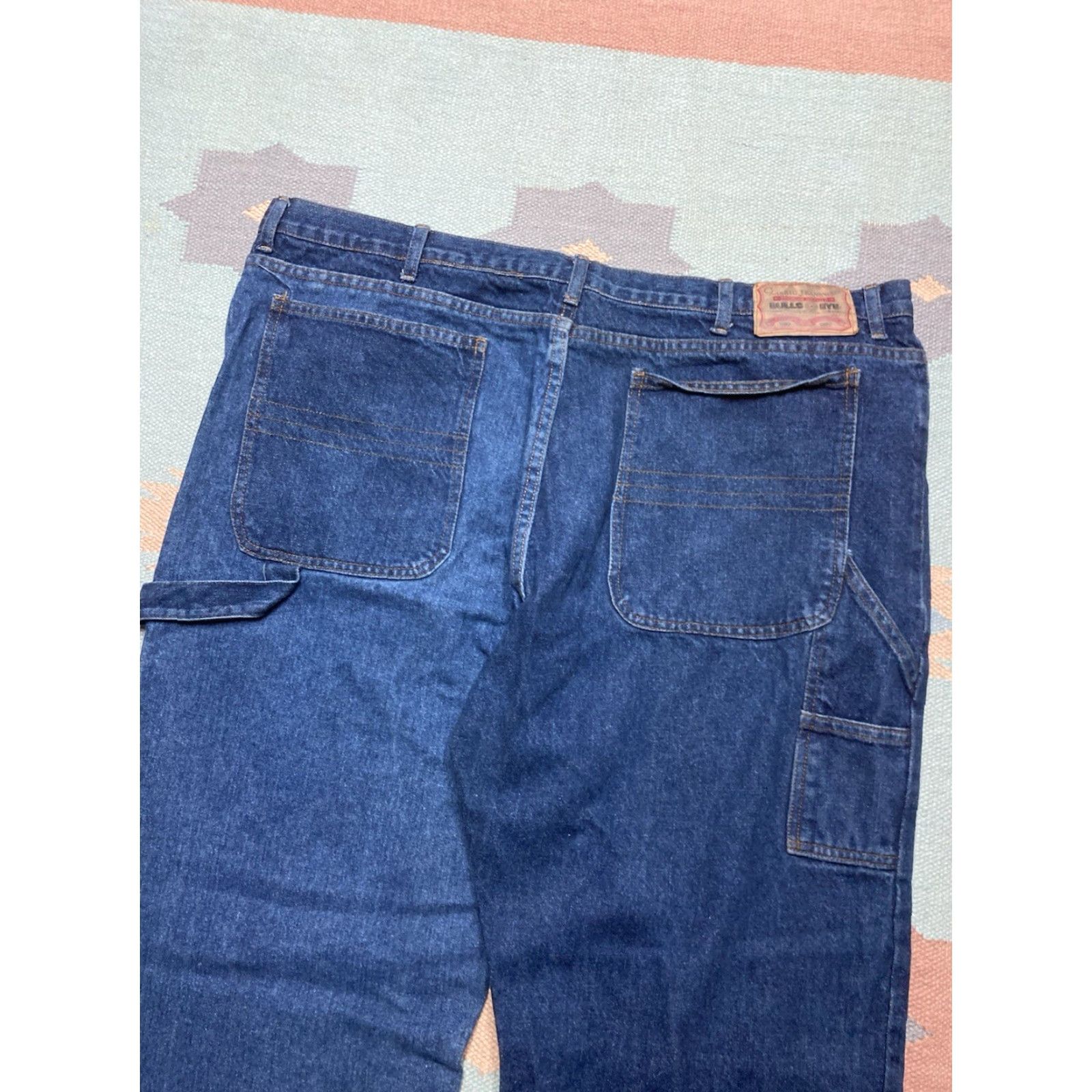 Vintage VINTAGE Bullseye Jeans Men 44x32 Hip Hop Wide-Leg Carpenter Baggy 90s 2000s Jeans Size US 44 / EU 60 - 3 Thumbnail