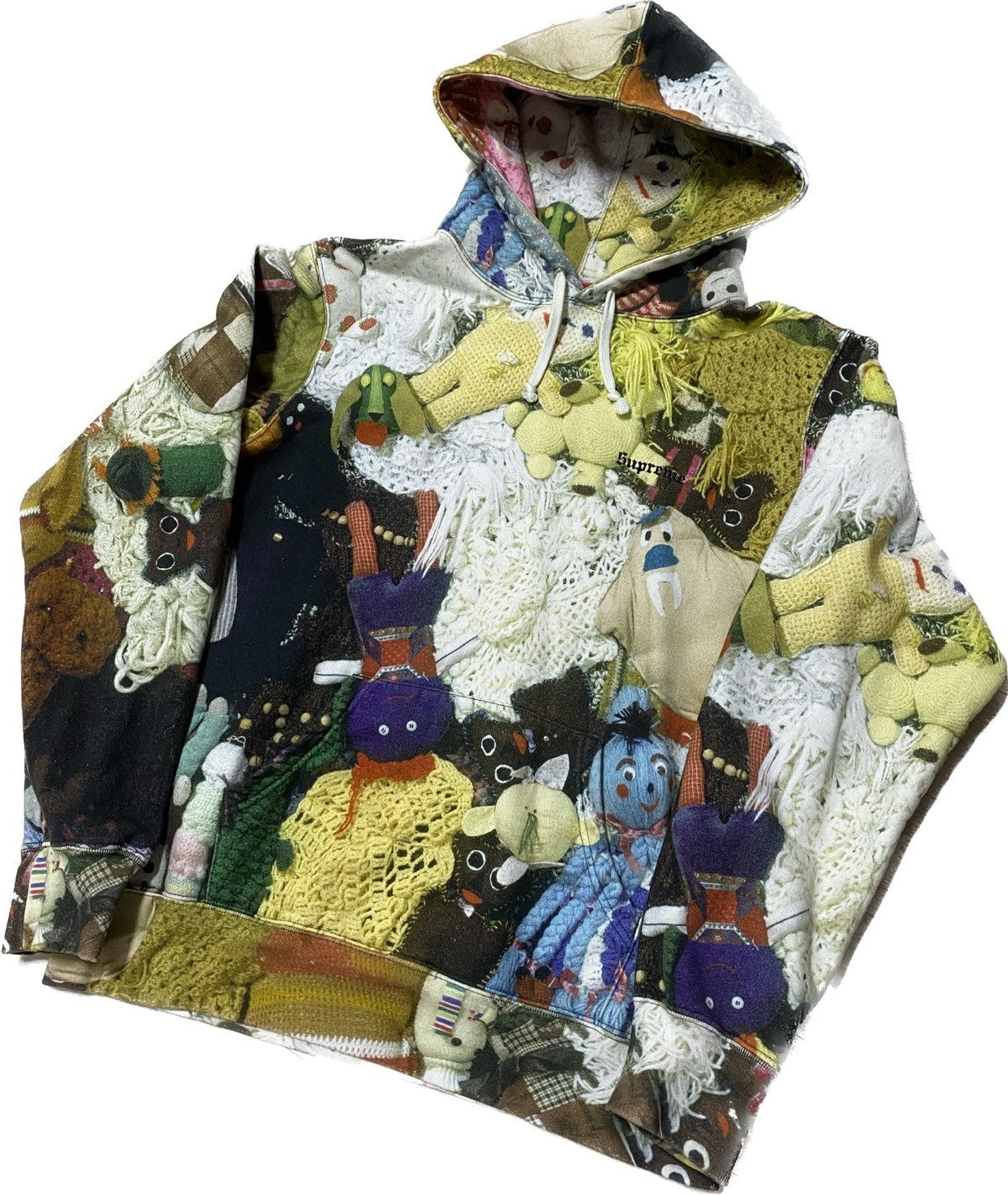 image of Supreme Mike Kelley More Love Hours Doll Hoodie, Men's (Size Medium)