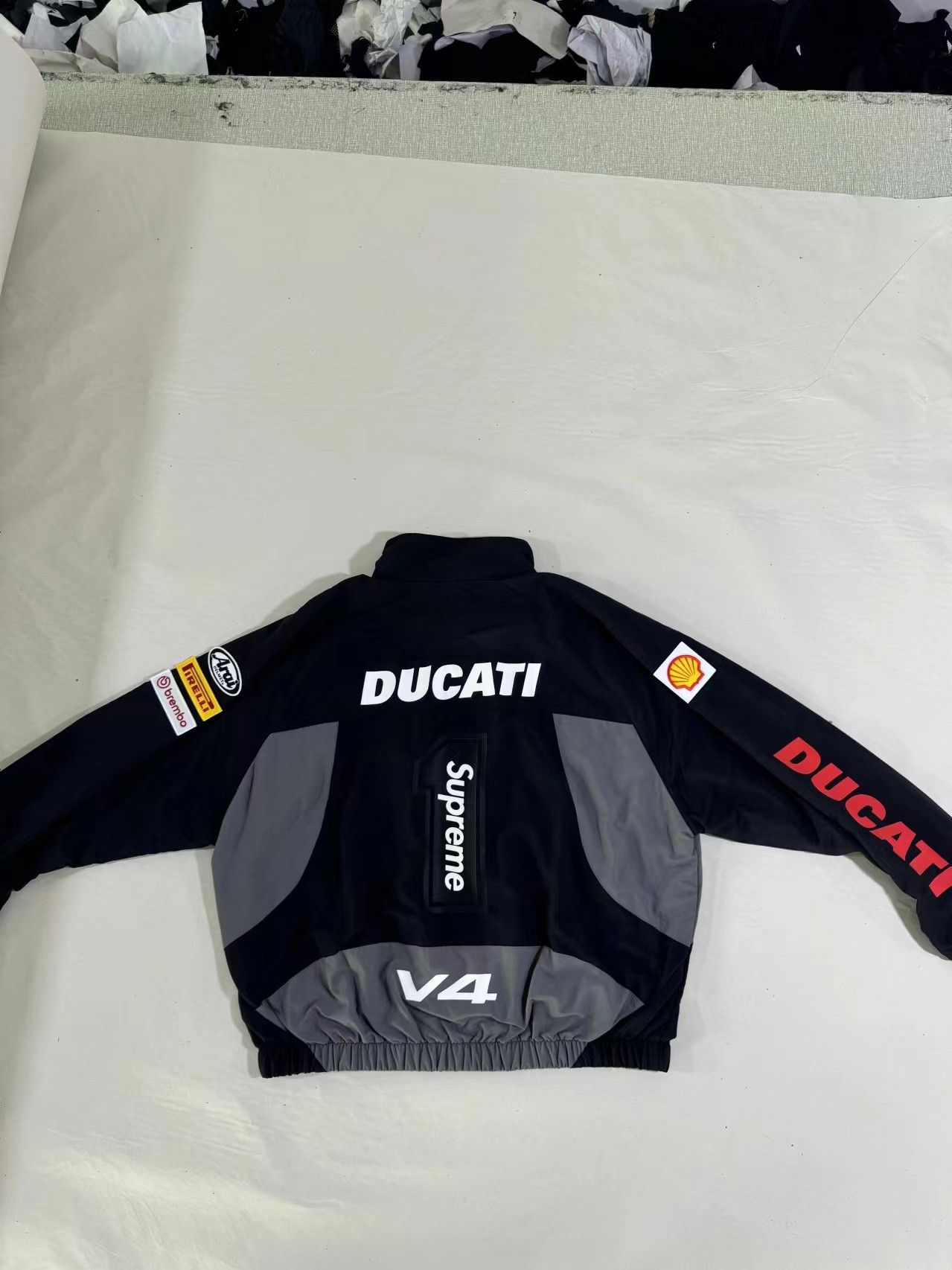 Supreme x Ducati Track Jacket 'Black'