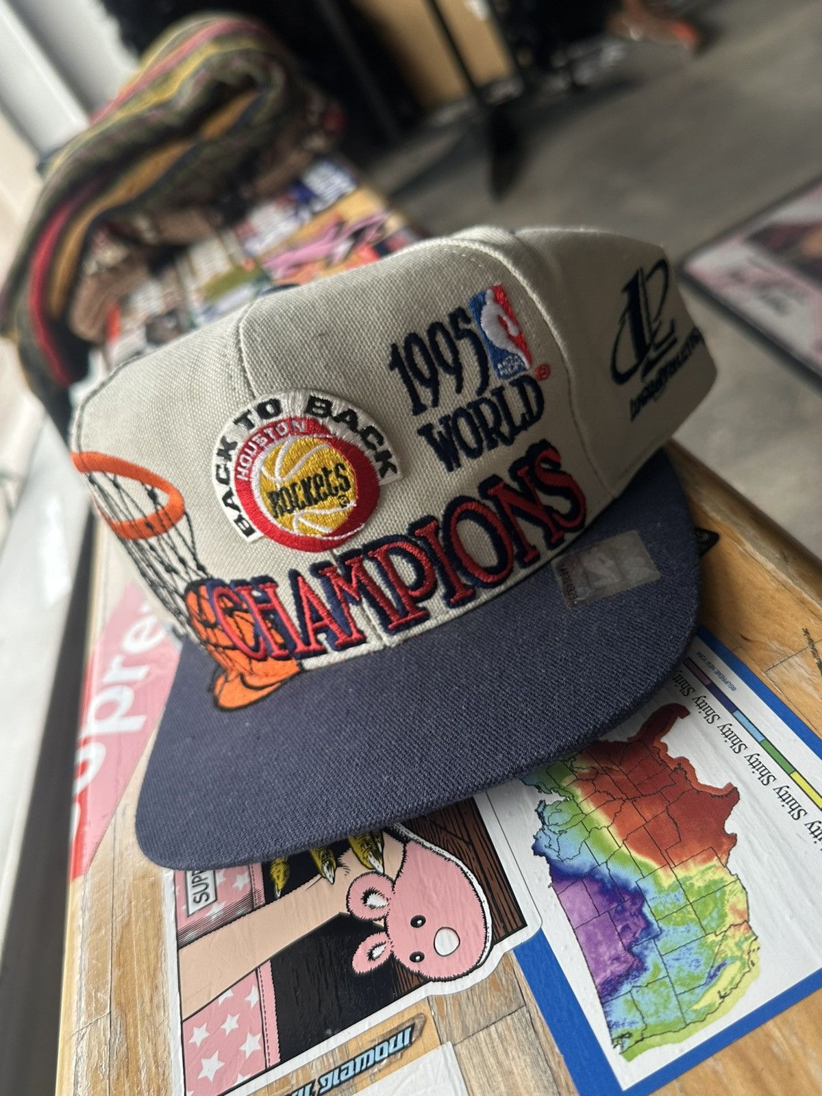 90s Houston Rockets NBA snapback hat