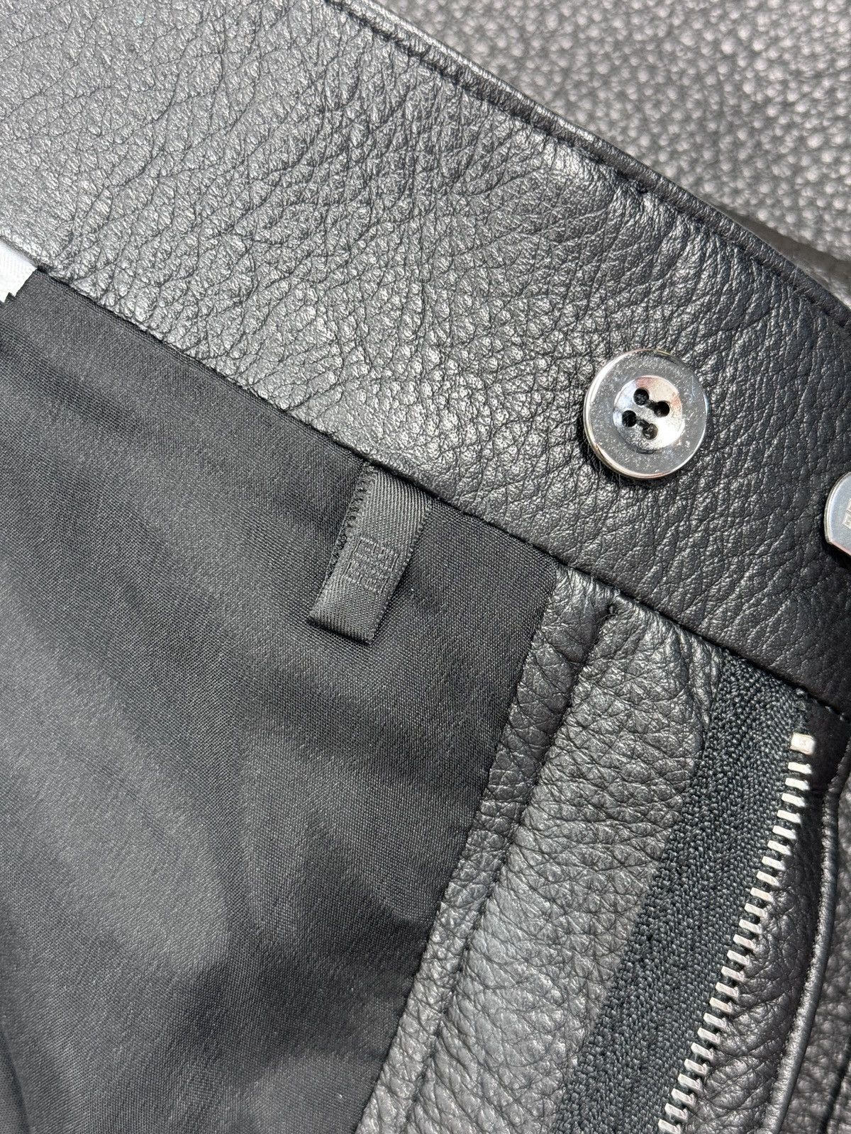 Givenchy BY MATHEW WILLIAMS LEATHER CARPENTER PANTS Size US 30 / EU 46 - 6 Thumbnail