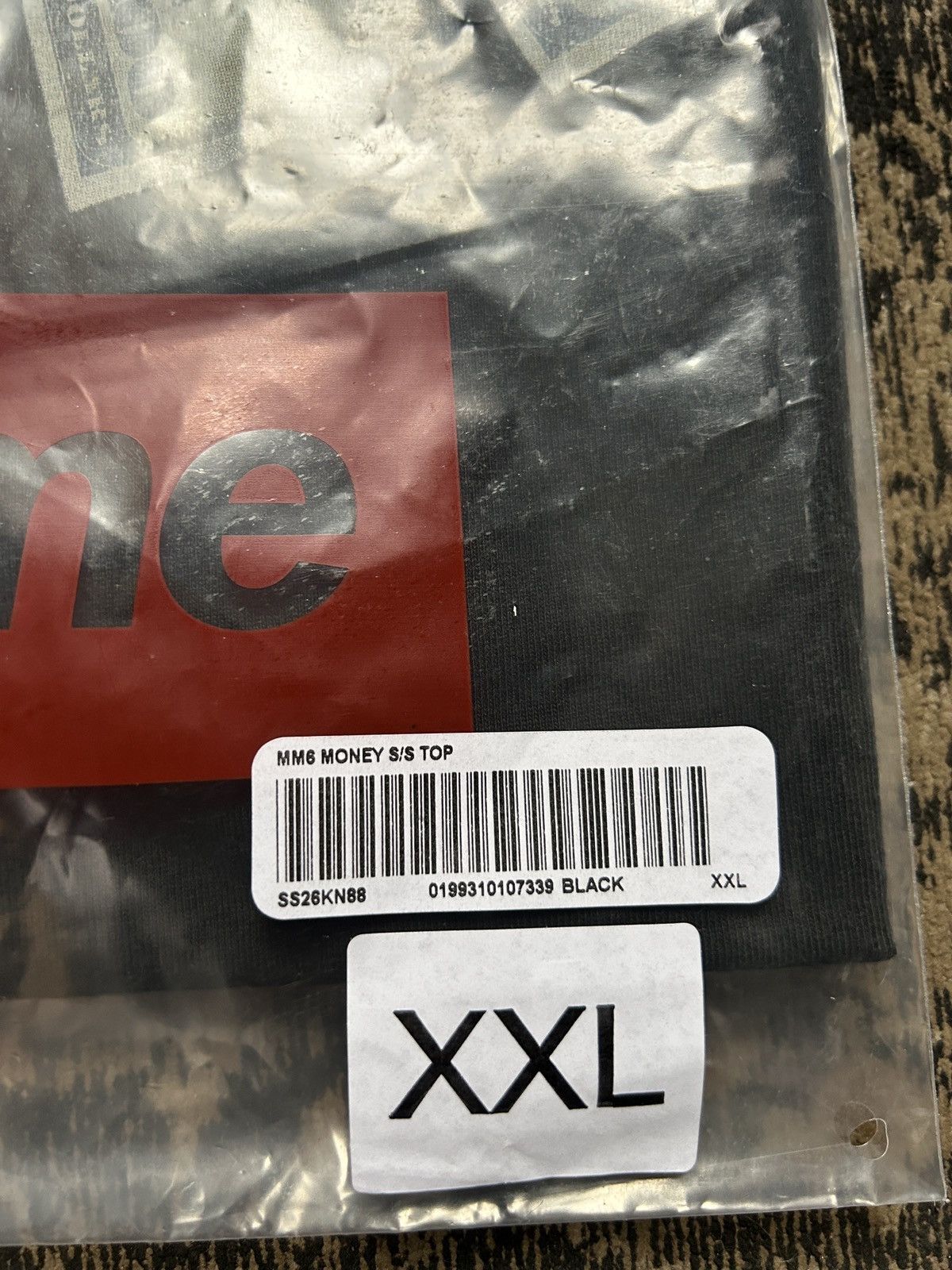 Maison Margiela × Supreme Supreme x Maison Margiela MM6 Money Tee SS26 Size US XXL / EU 58 / 5 - 3 Thumbnail