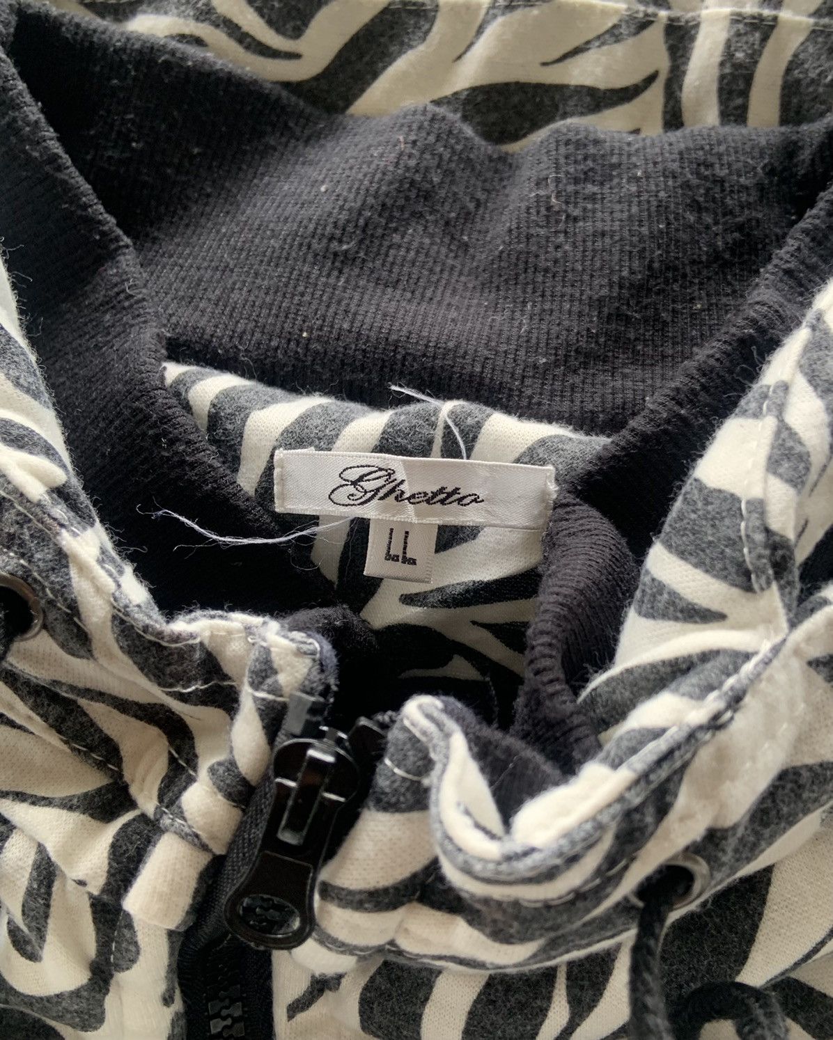 If Six Was Nine 2000s Ghetta ifsixwasnine lgb style Zebra Bono Jacket Size US L / EU 52-54 / 3 - 5 Thumbnail