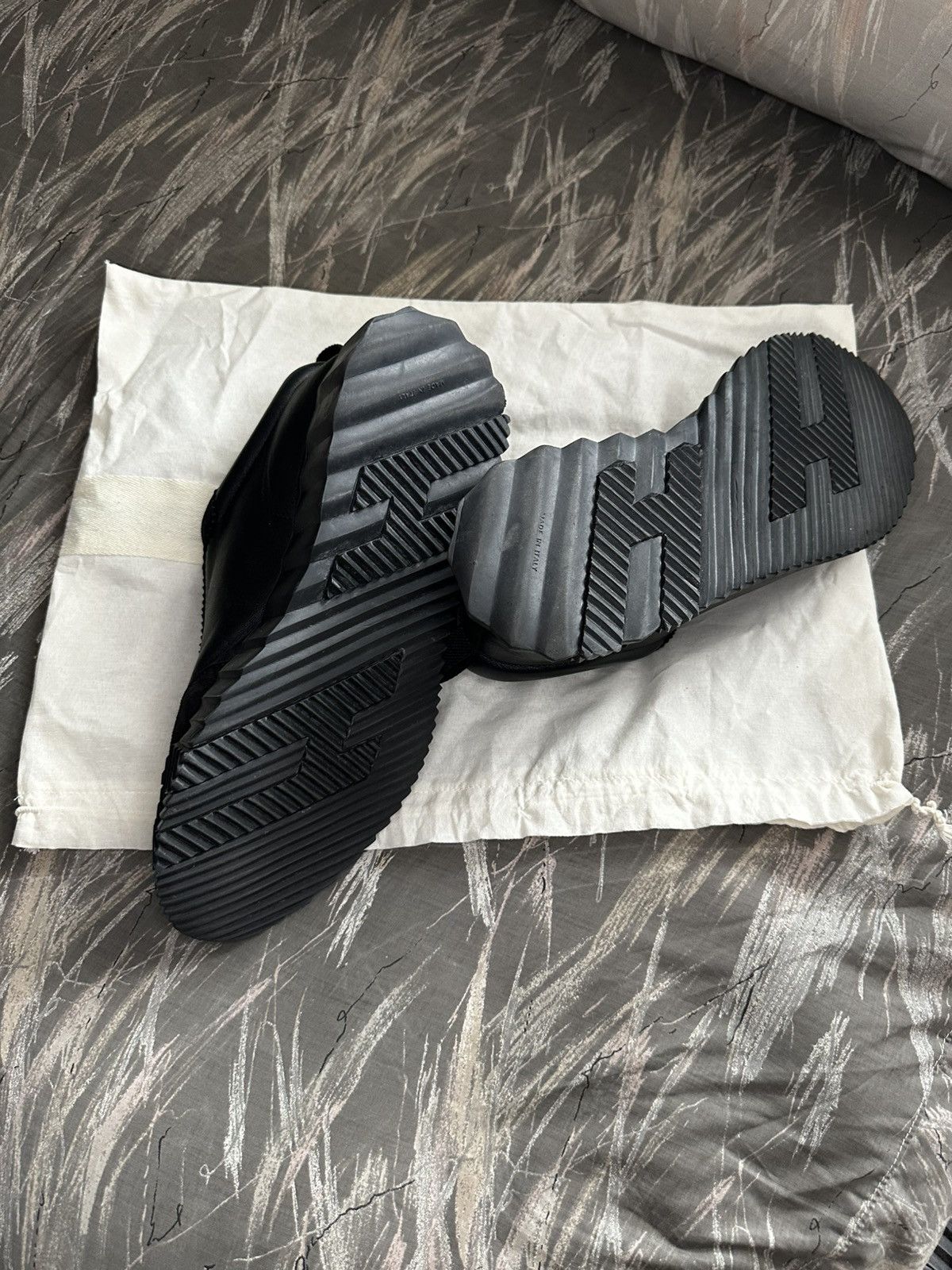 Hermes Hermes bouncing sneakers total black Size US 9 / EU 42 - 10 Thumbnail
