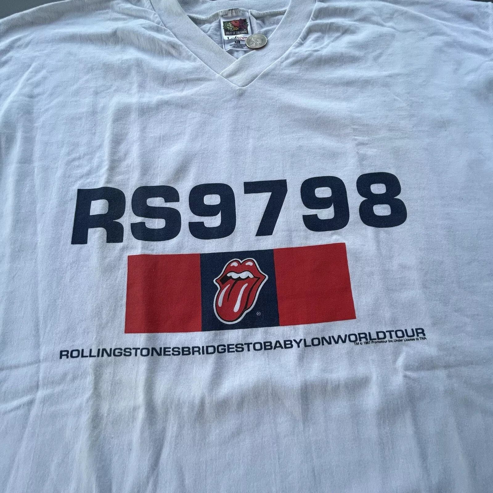 The Rolling Stones Vintage Rolling Stones Shirt Adult XL Bridges To Size US XL / EU 56 / 4 - 2 Thumbnail