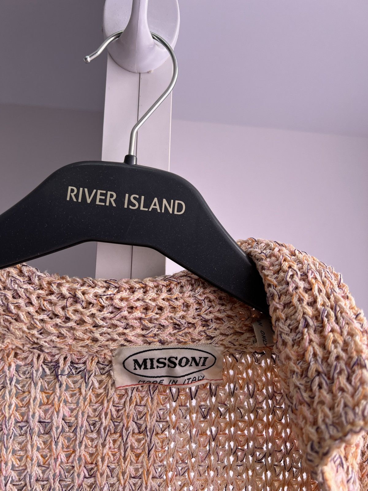 Designer × Missoni × Vintage Vintage Missoni Pink Buttoned Blend women’s Cardigan Size M / US 6-8 / IT 42-44 - 8 Thumbnail