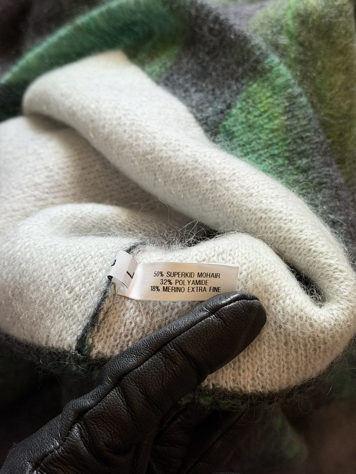 Namacheko Namacheko Rezyane Printed Green Wool Sweater Size US L / EU 52-54 / 3 - 5 Thumbnail