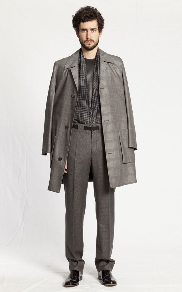 Maison Margiela MM 🇮🇹 Sharkskin Wool Detectives Pkt Overcoat 52 vintage nwt Size US L / EU 52-54 / 3 - 3 Thumbnail