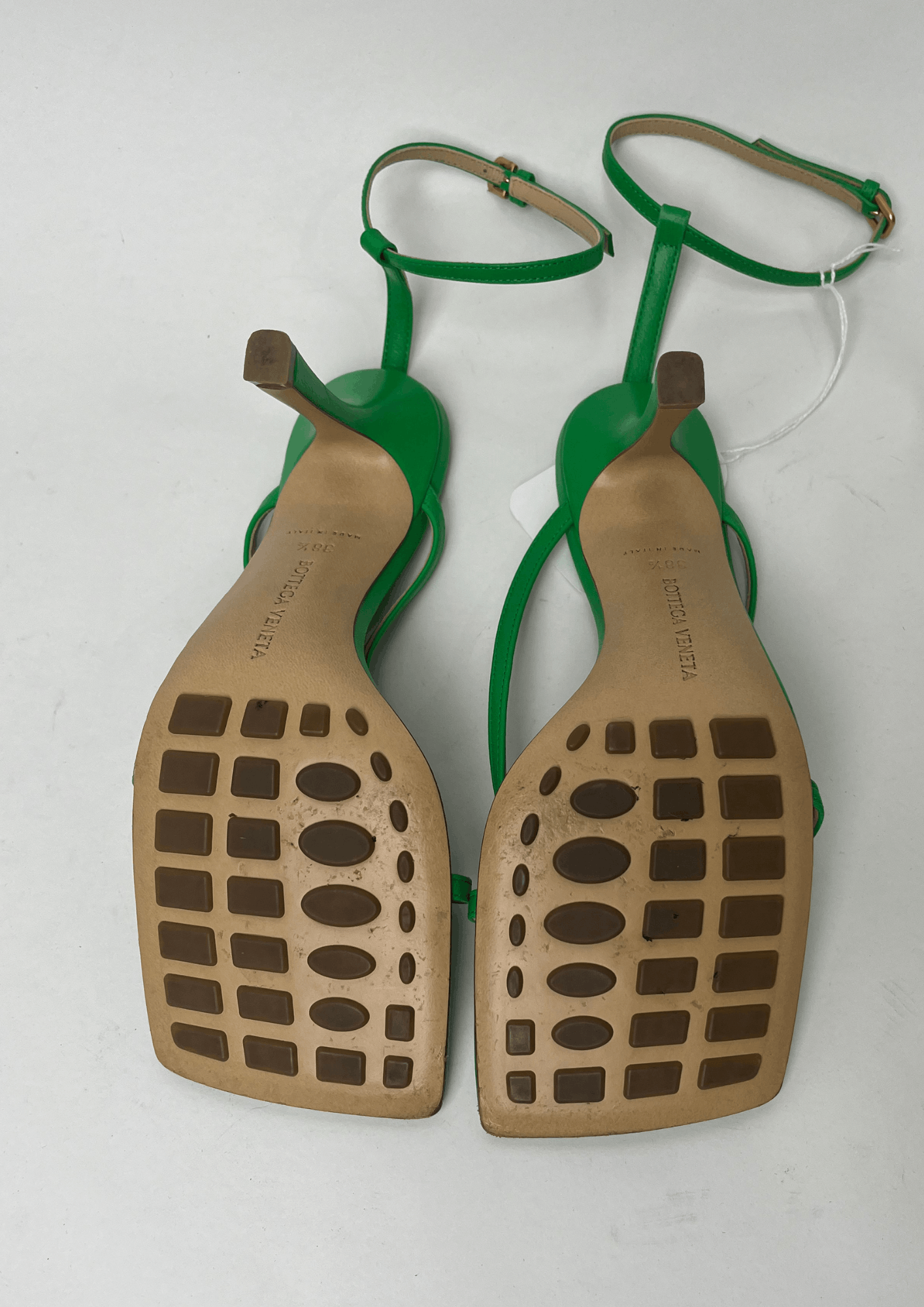 Bottega Veneta Green Sandals Size US 8.5 / IT 38.5 - 7 Thumbnail